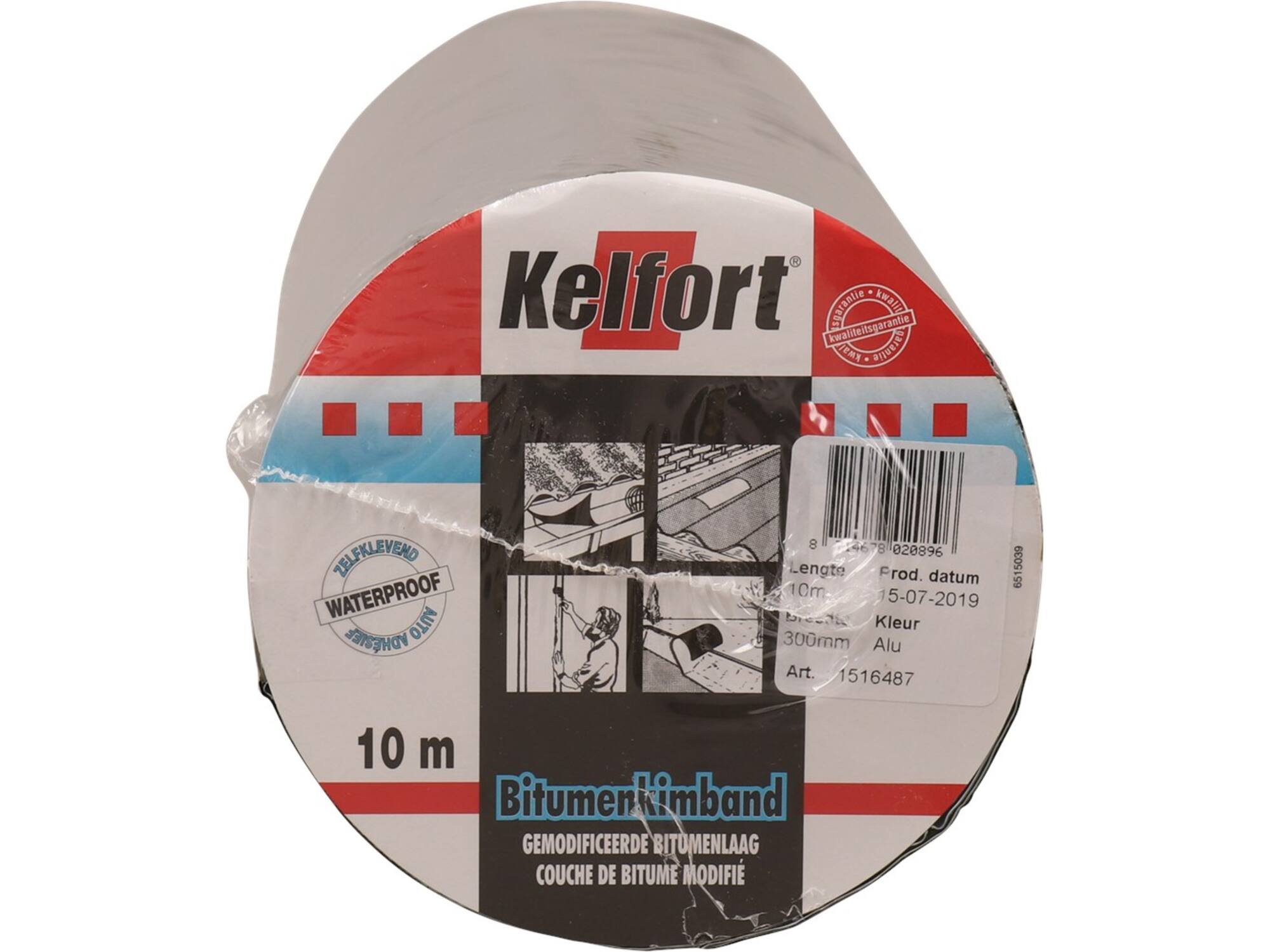 KELFORT Bitumenkimband ALU KLEUR 10MX300 MM