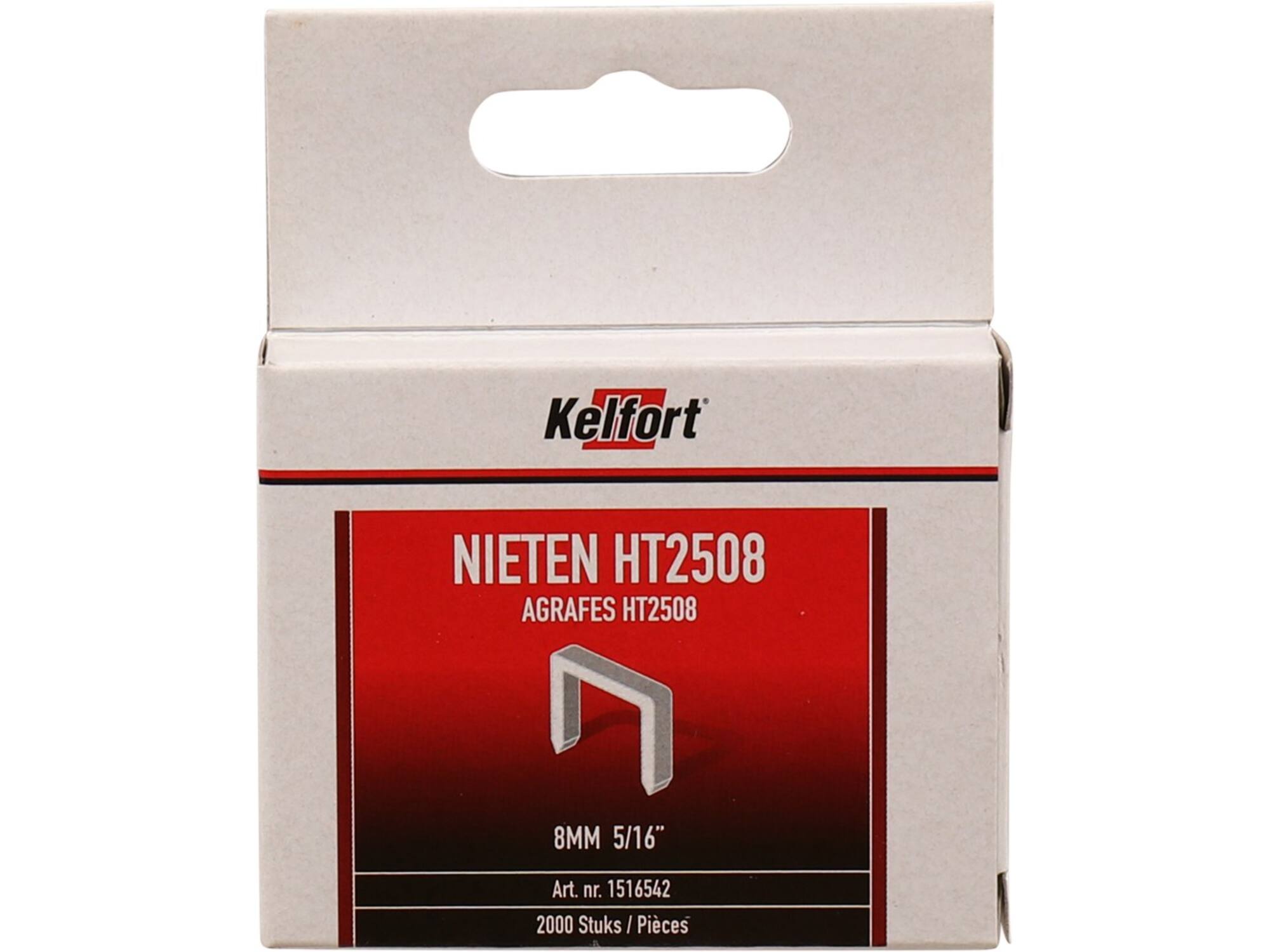 KELFORT Niet tbv HT 25 tacker HT2508 8 MM