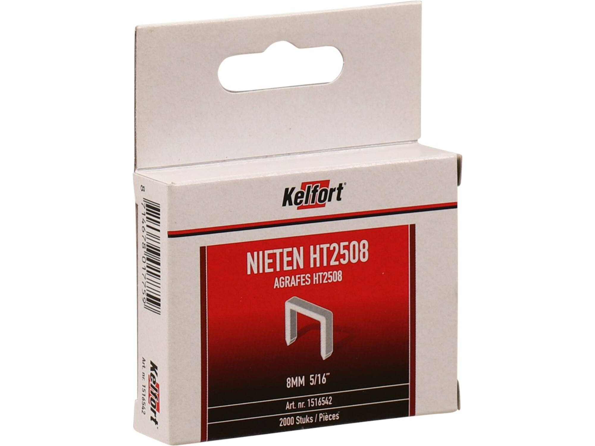 KELFORT Niet tbv HT 25 tacker HT2508 8 MM