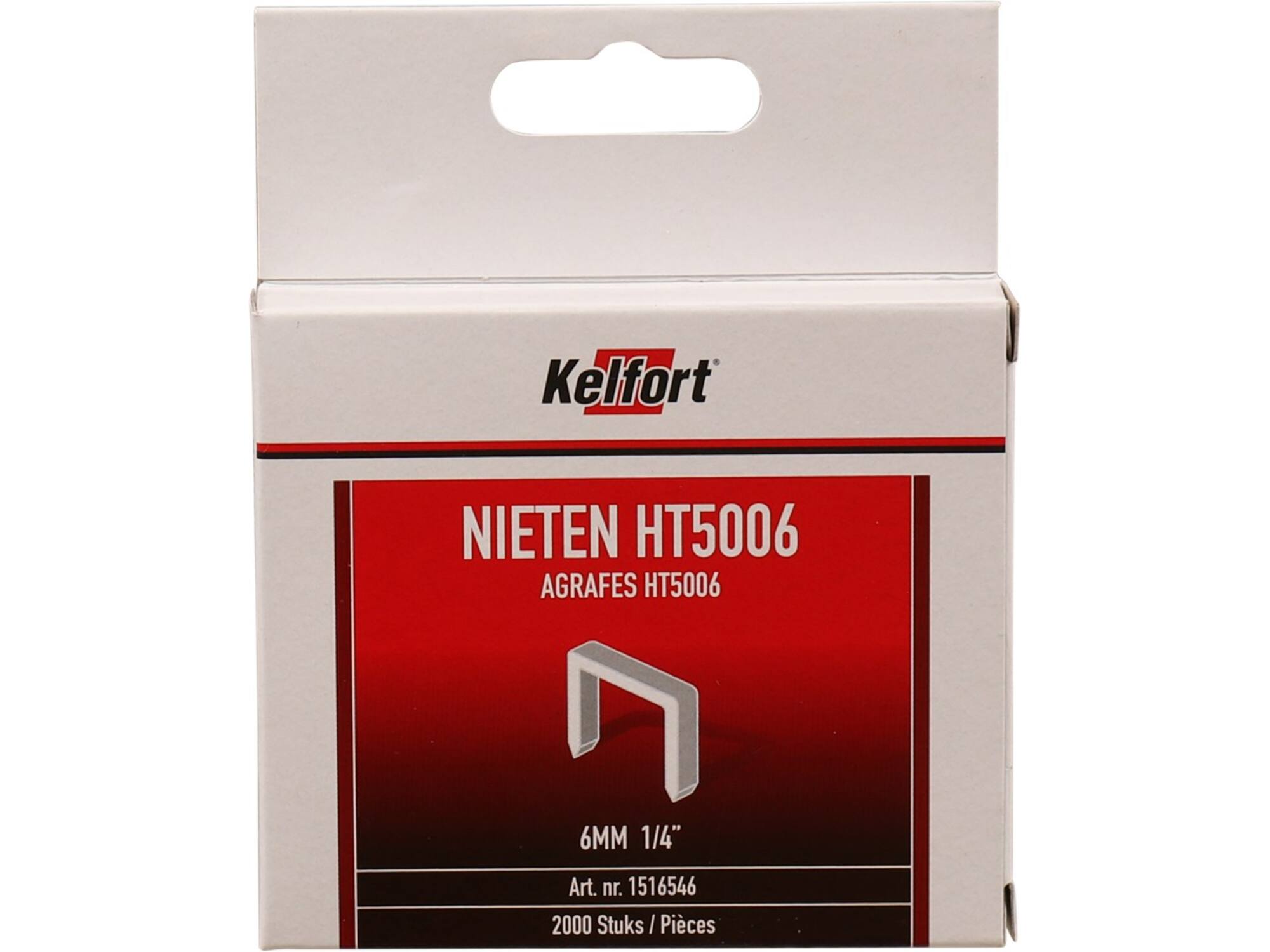 KELFORT Niet tbv HT50/57 tacker HT5006 6 MM