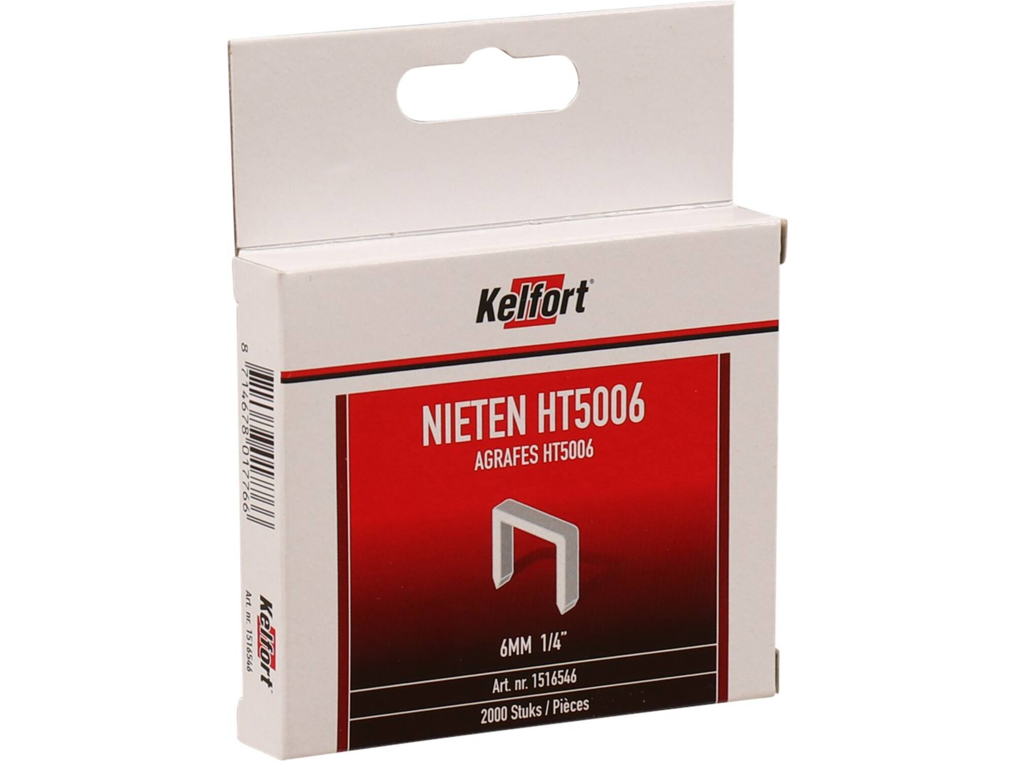 KELFORT Niet tbv HT50/57 tacker HT5006 6 MM