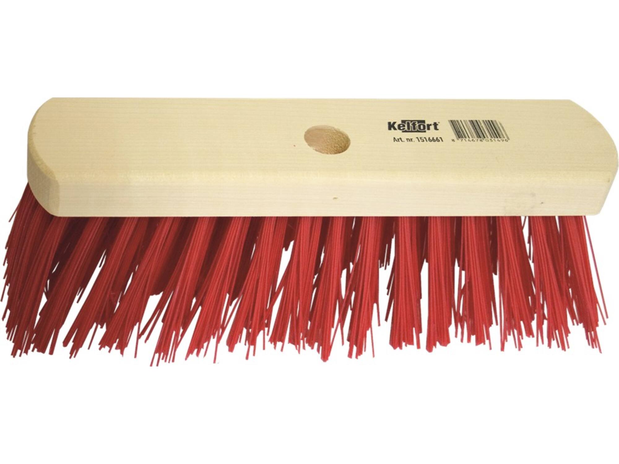 Kelfort Straatbezem rood 35 CM