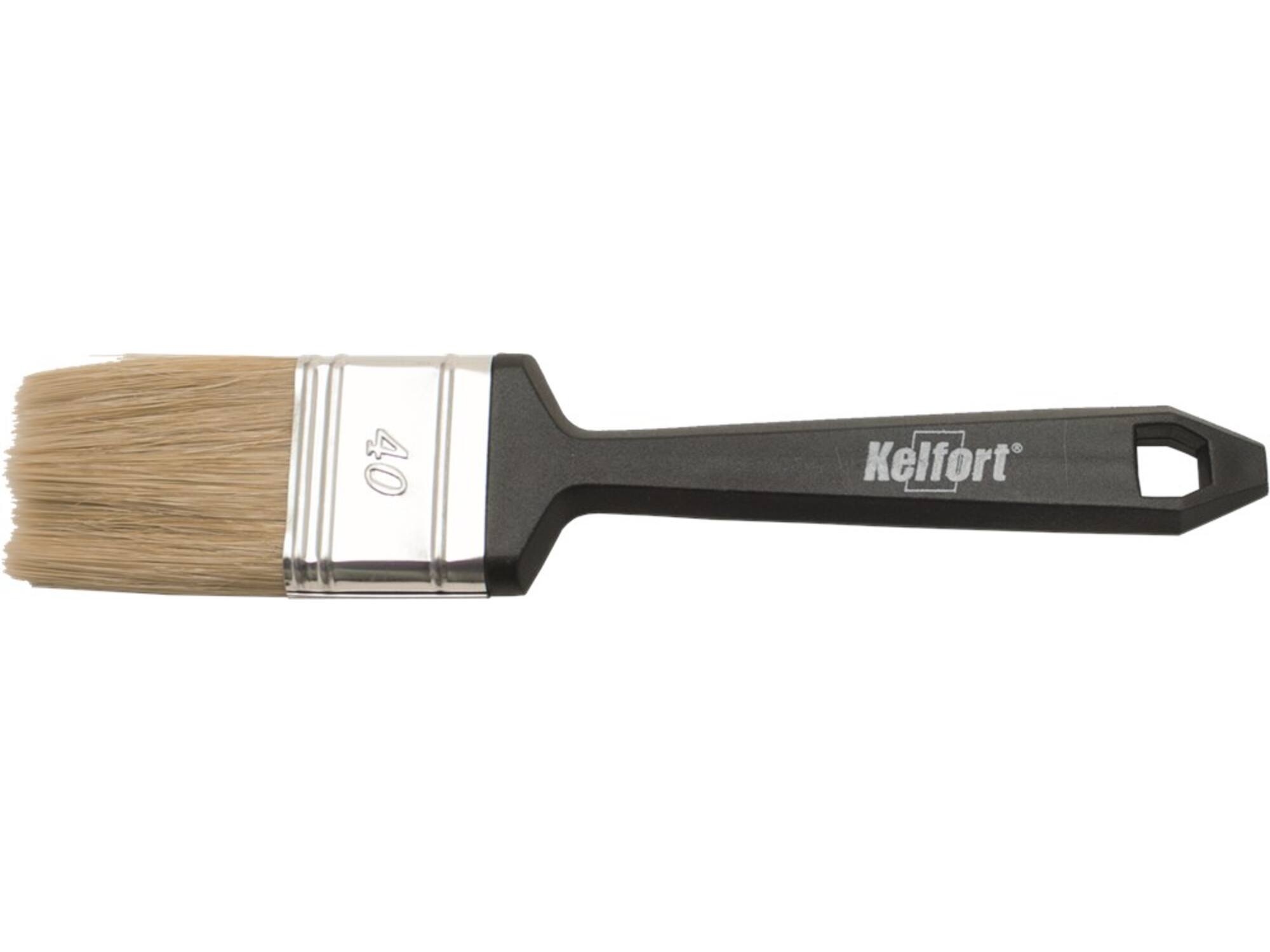 KELFORT Kwast plat wit haar wegwerp 30 14X30 MM