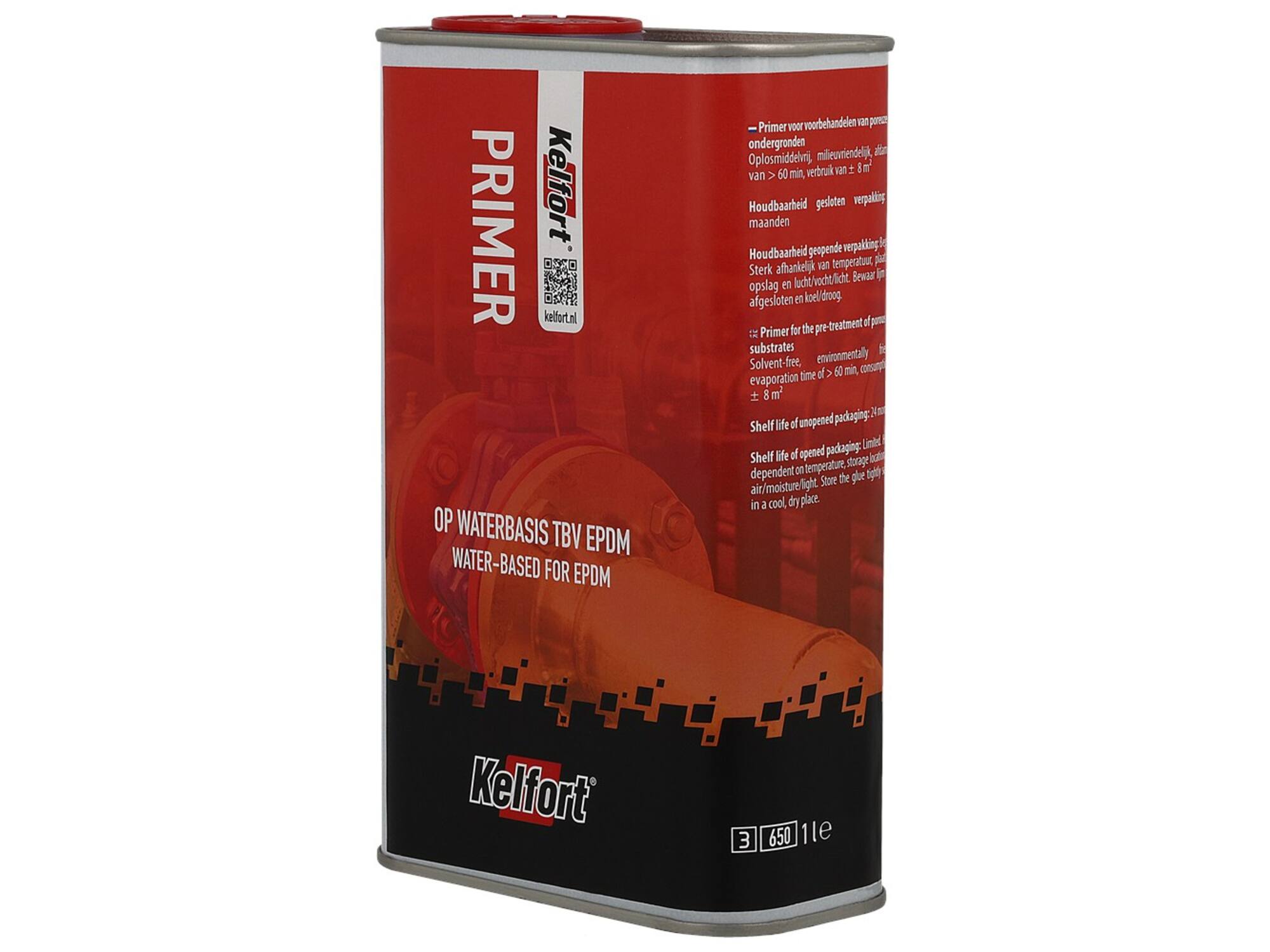 Kelfort Primer op waterbasis tbv EPDM 1 Liter
