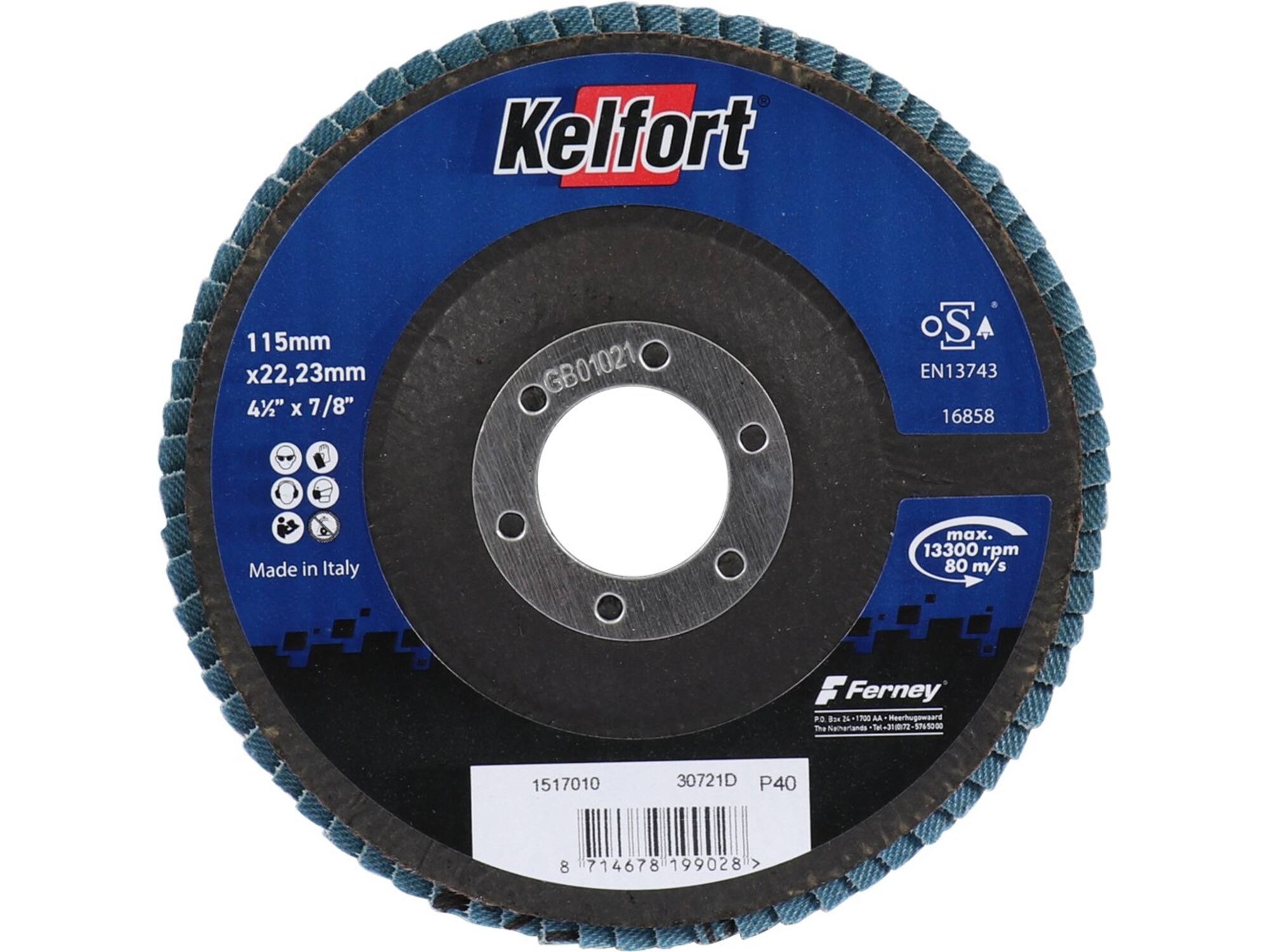 Kelfort Lamellenschijf K40 115X22,2 mm