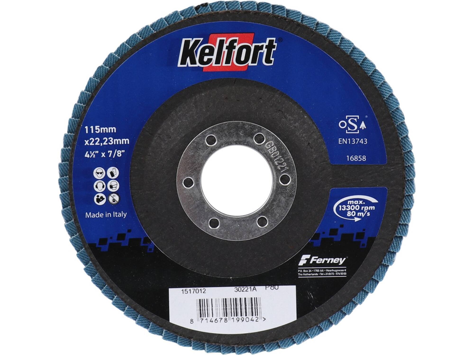 Kelfort Lamellenschijf K80 115X22,2 mm