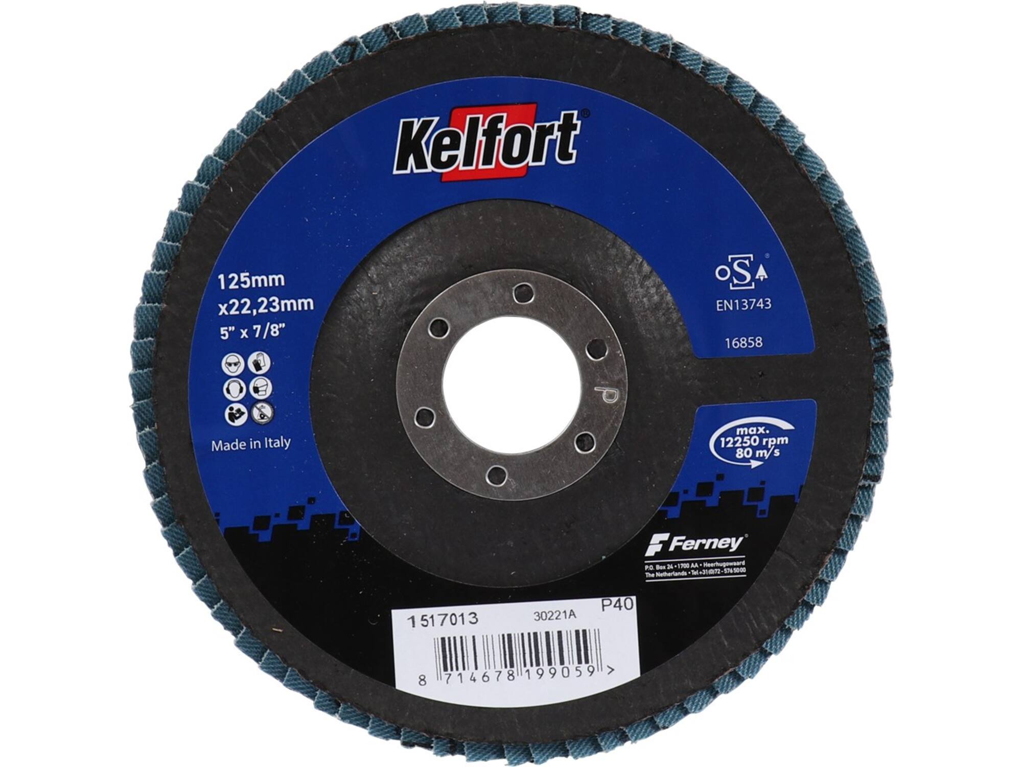 Kelfort Lamellenschijf K40 125X22,2 mm