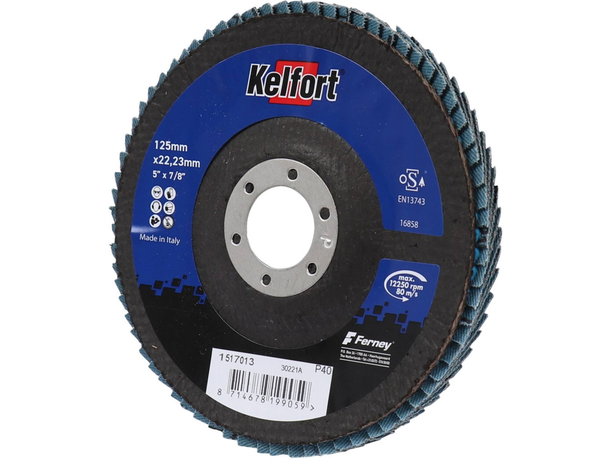 Kelfort Lamellenschijf K40 125X22,2 mm