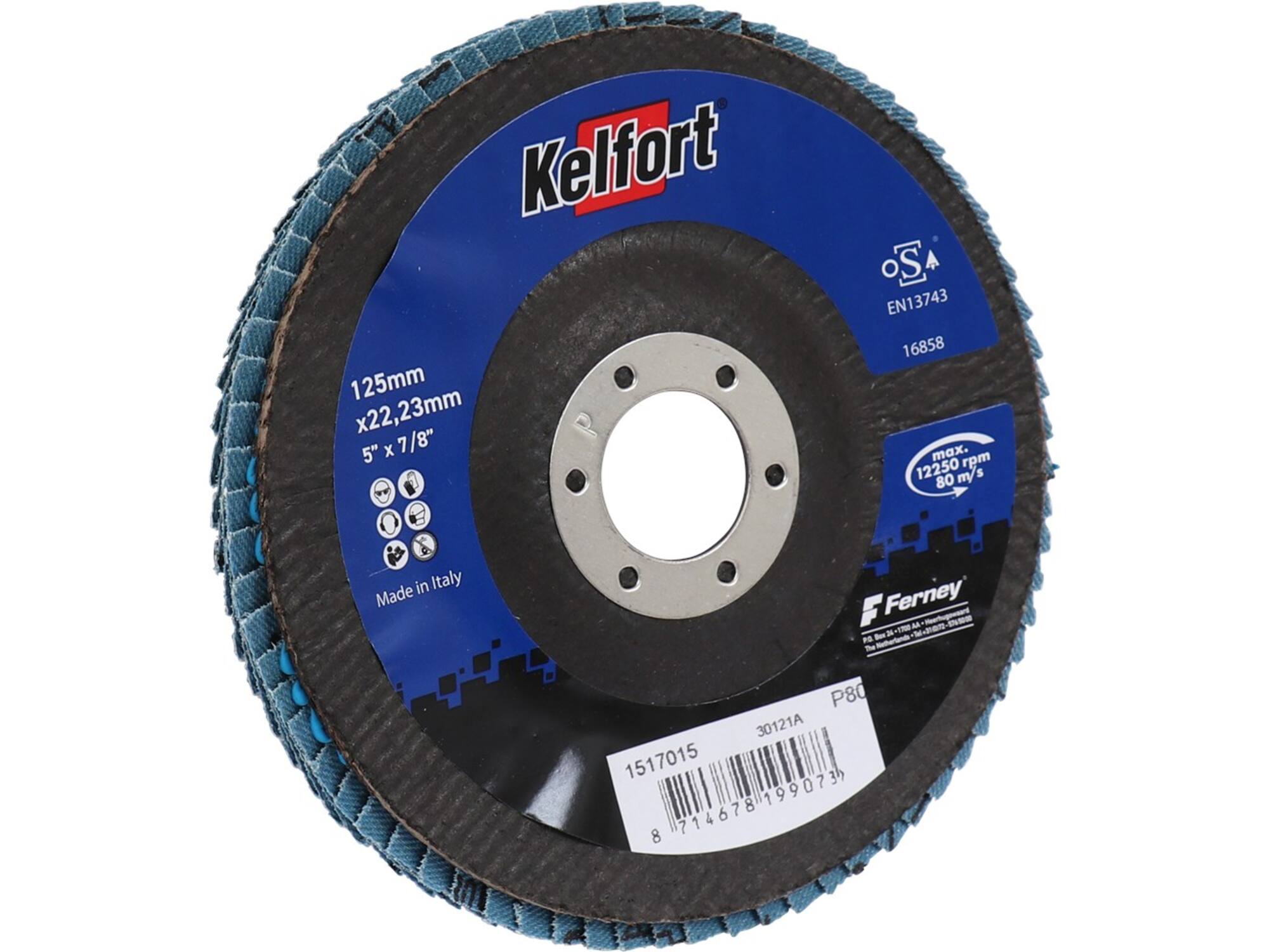 Kelfort Lamellenschijf K80 125X22,2 mm
