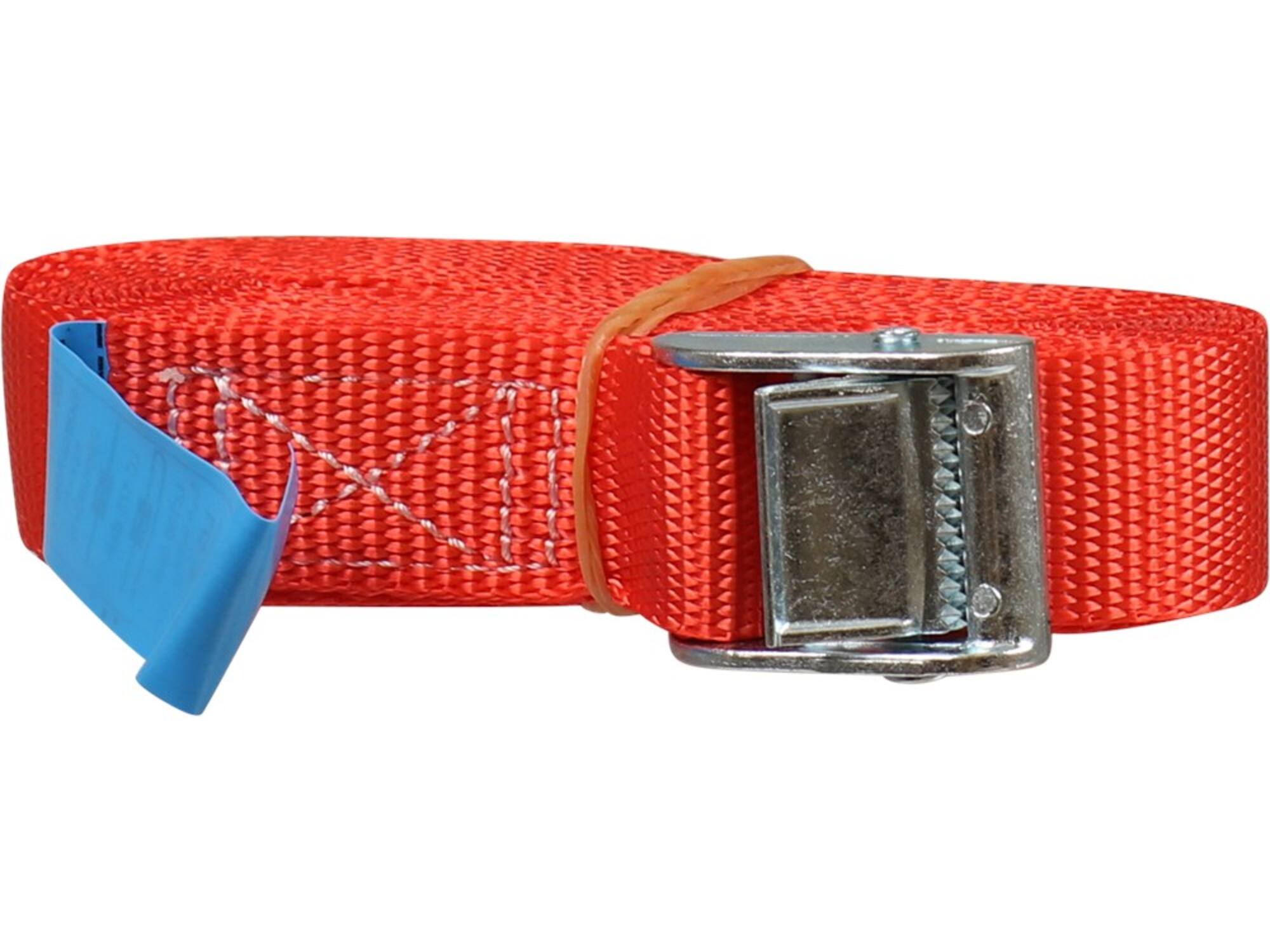 Kelfort Spanband rood met klemgesp 25 mm X5,0 meter