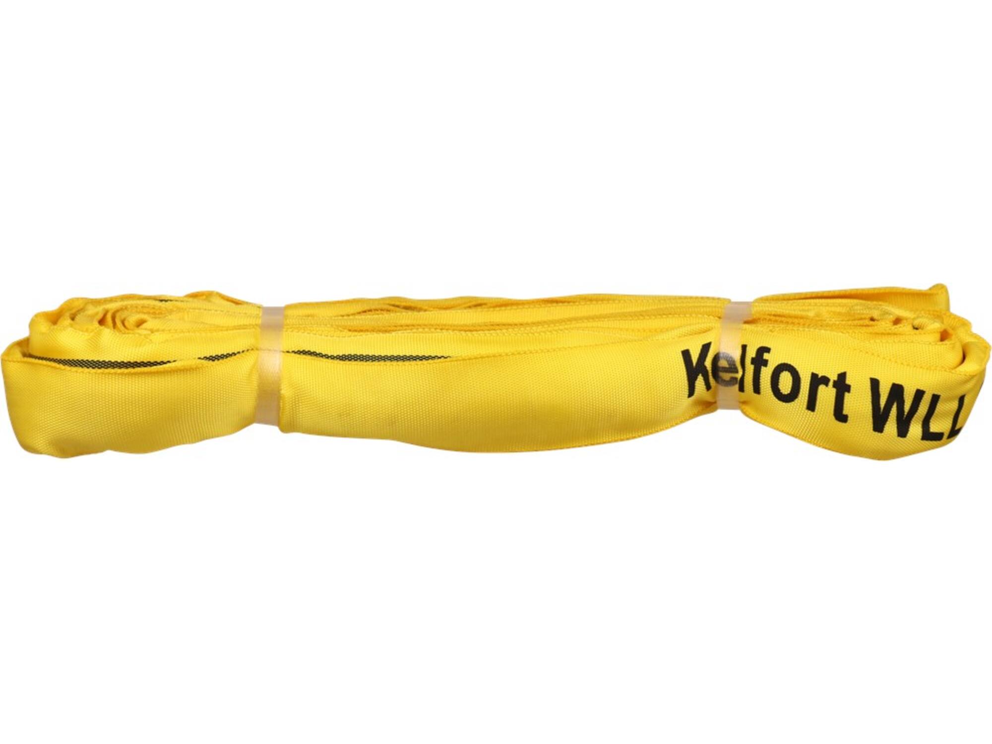 KELFORT Rondstrop geel 3 TON 8 METER