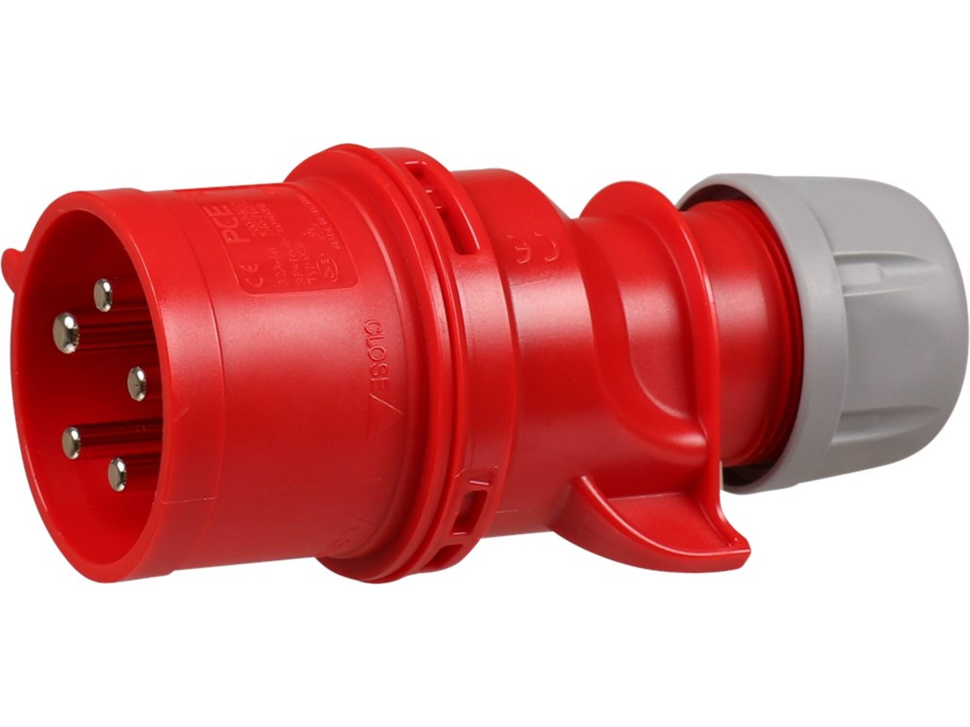 KELFORT Contactstop 400V rood/grijs CEE 32 AMPERE 5 POLIG