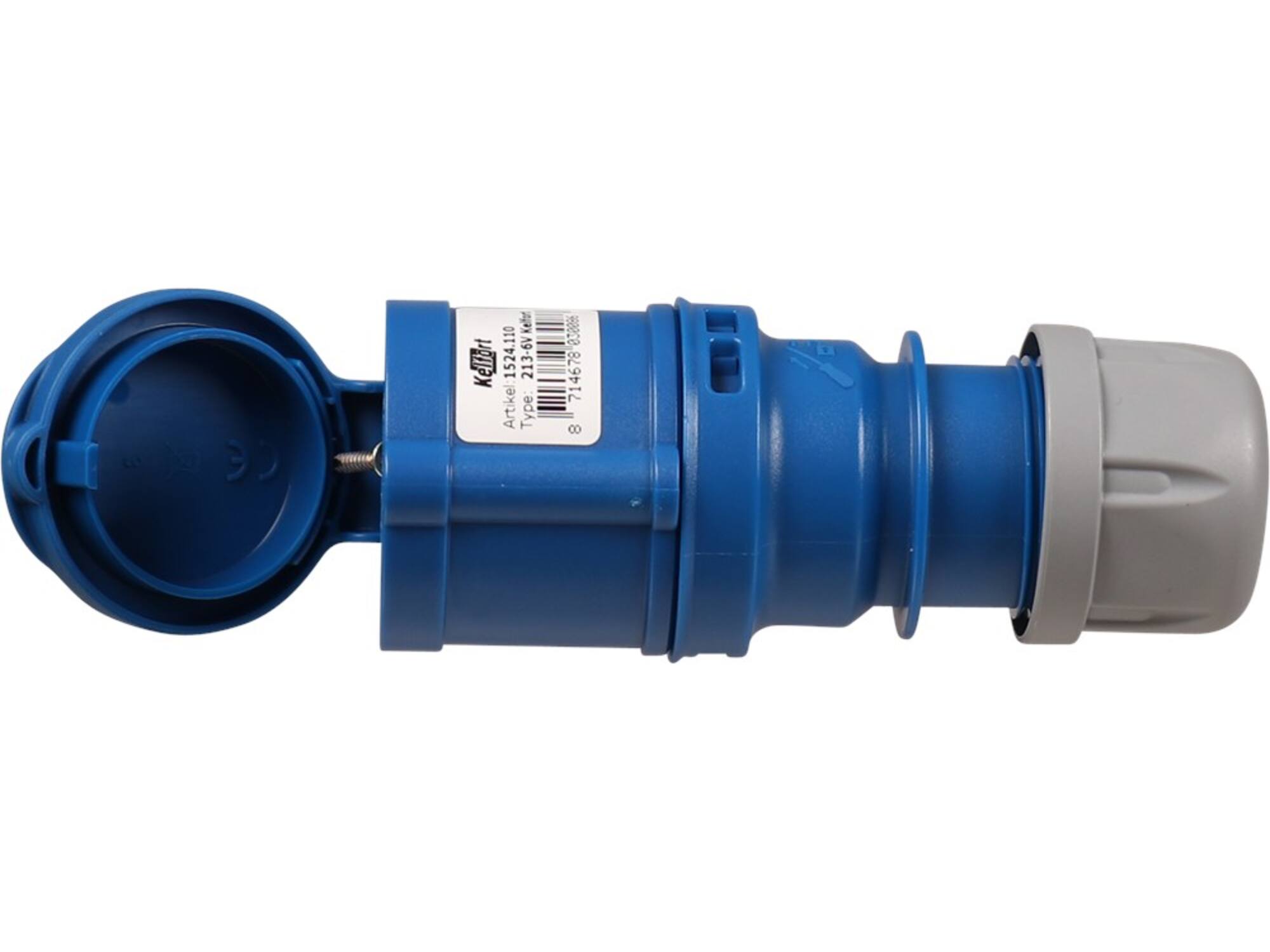 KELFORT Koppelcontactstop 230V CEE 16 AMPERE 3 POLIG