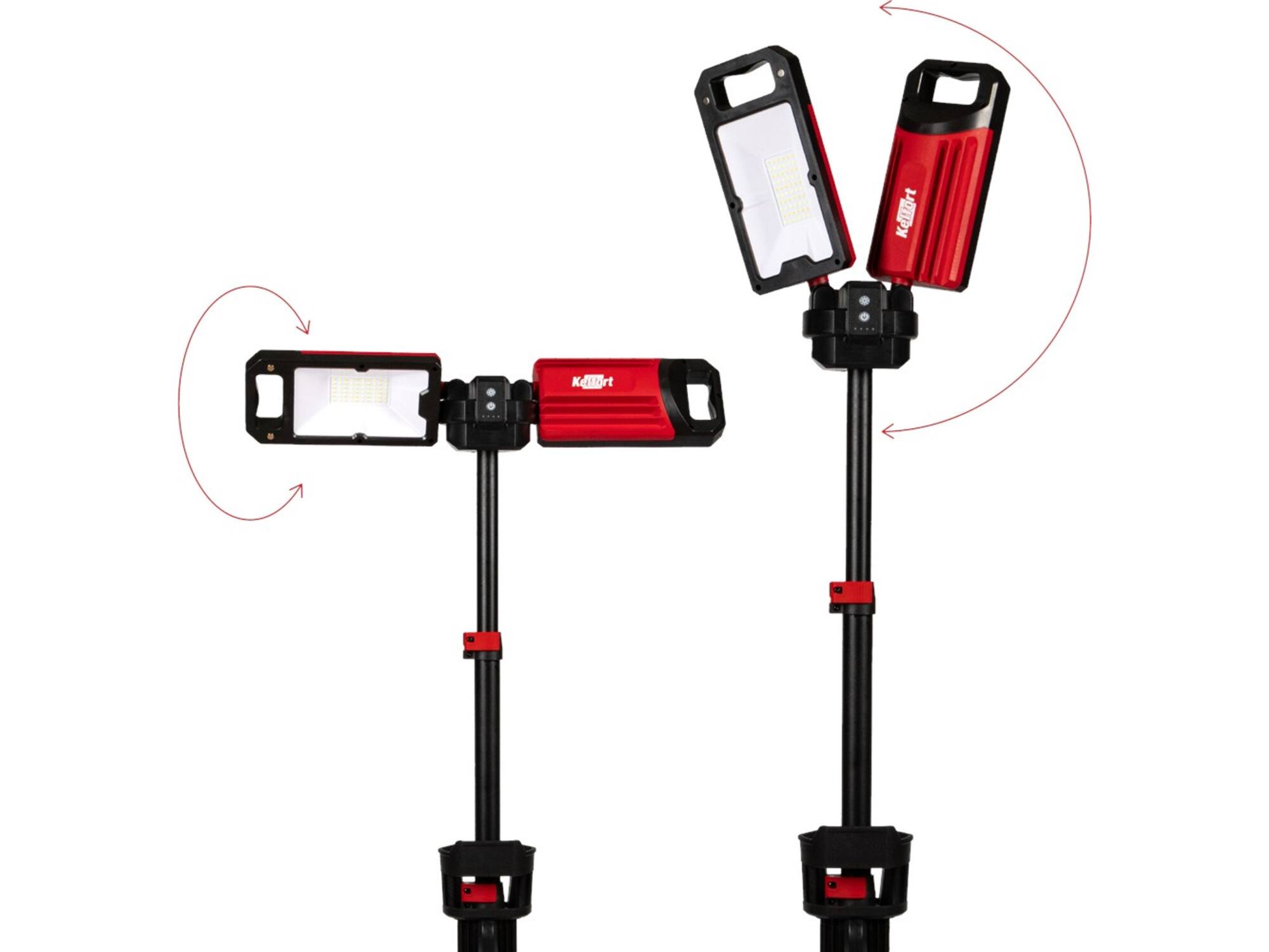 Kelfort Werklamp inklapbaar statief tripod 2x30w ipx4 5000LM