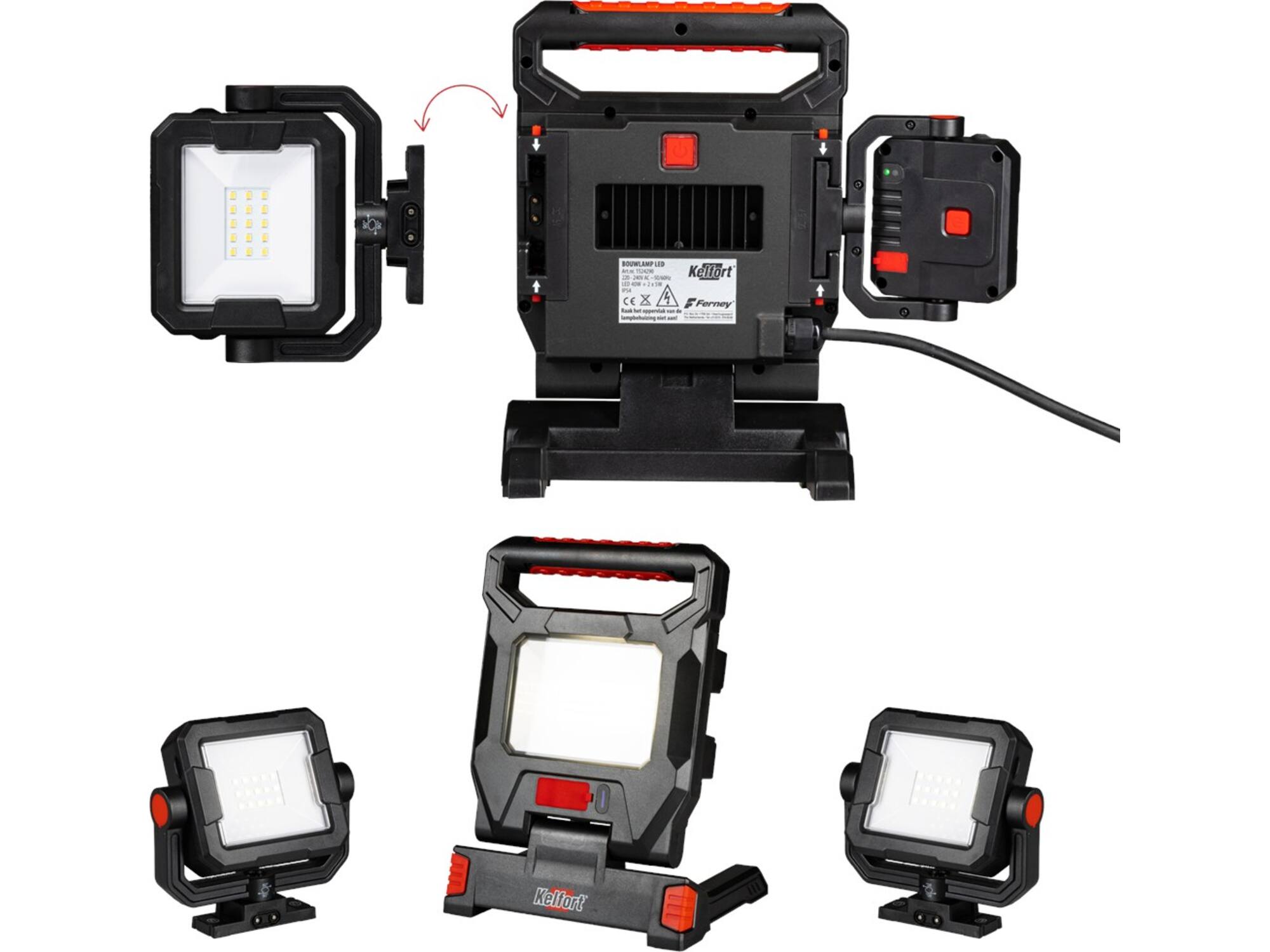 Kelfort Bouwlamp LED Klasse 1 6500LM/40W