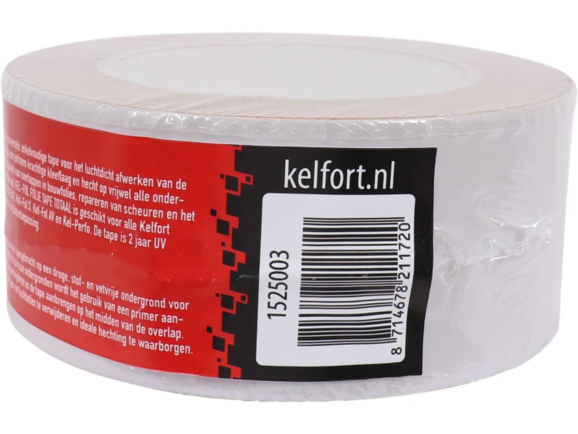 Kelfort Folietape universeel kel-fol 60 mm X 25 meter
