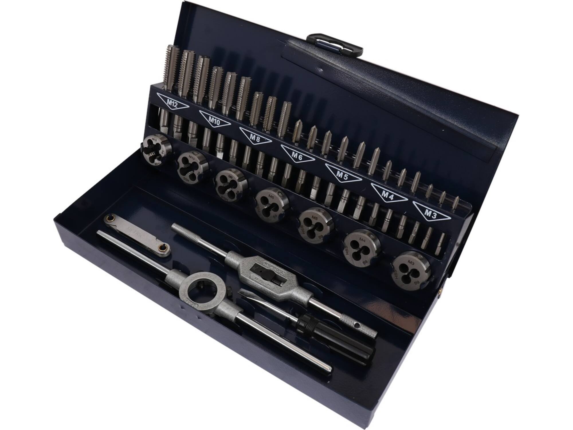 Kelfort Tappen en snijplatenset 33-delig M3-M12