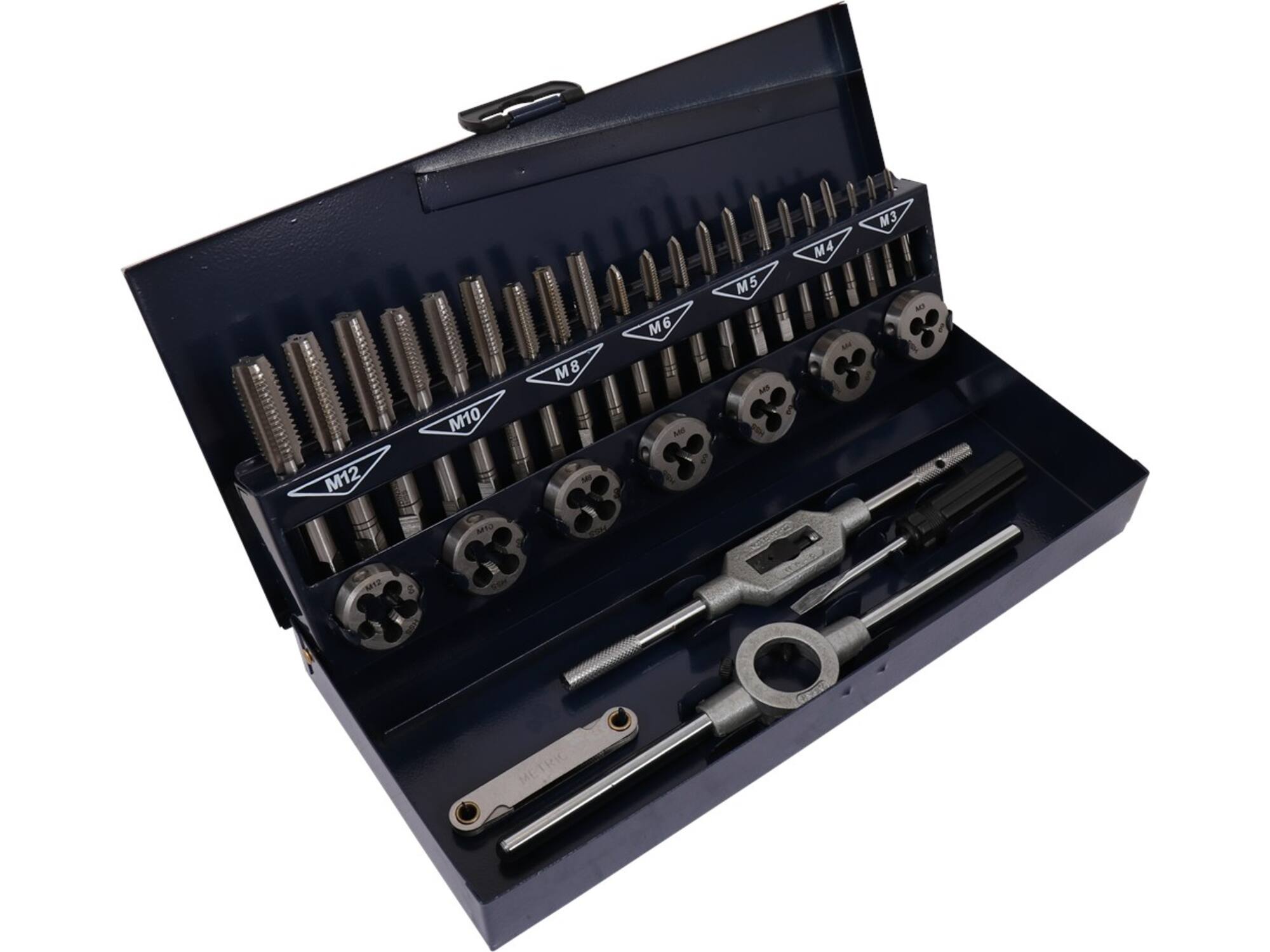 Kelfort Tappen en snijplatenset 33-delig M3-M12