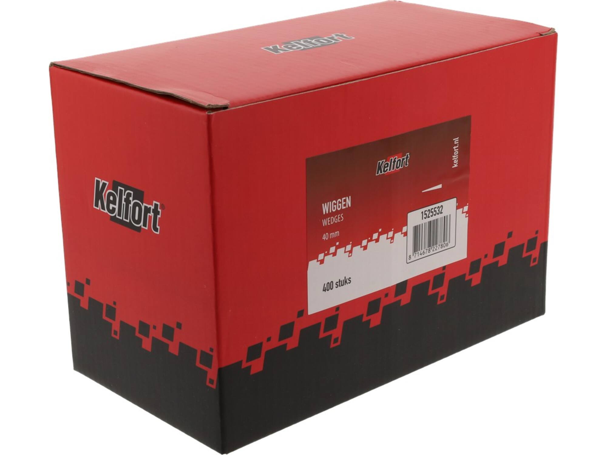 Kelfort Wig rood 400 stuks 5MM