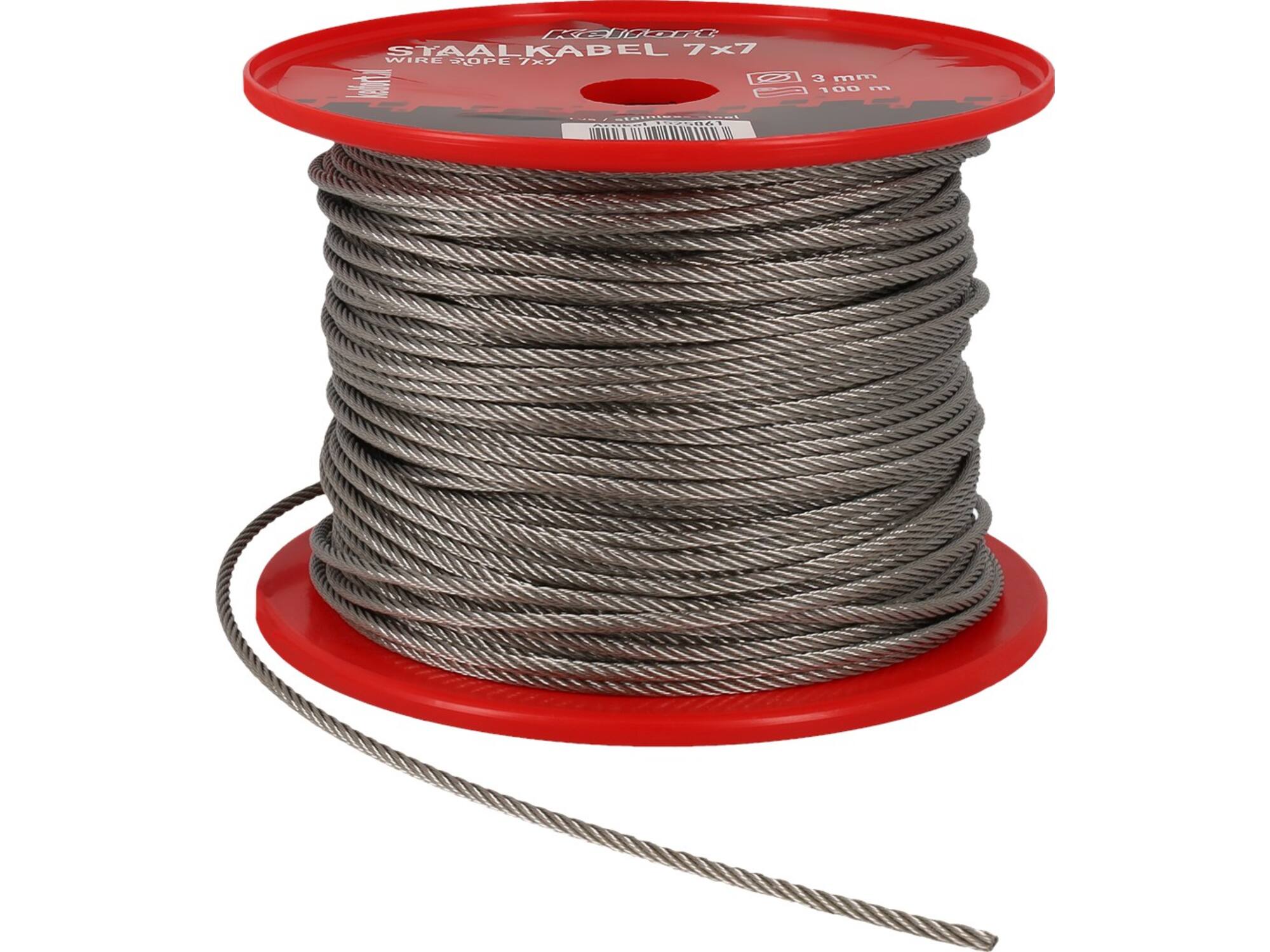 Kelfort Staalkabel RVS 7x7 3 MM