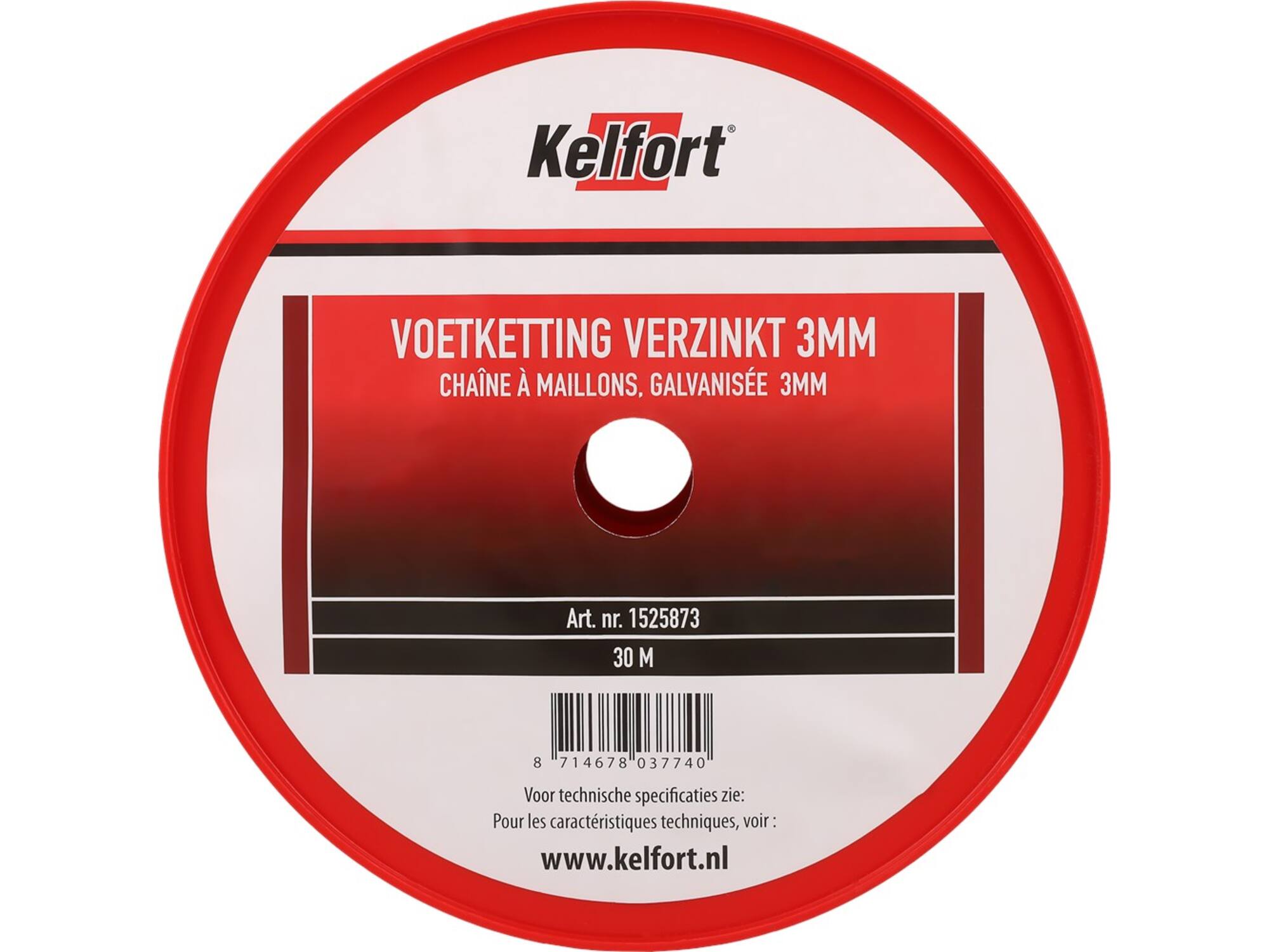 Kelfort Voetketting geg. 3 MM