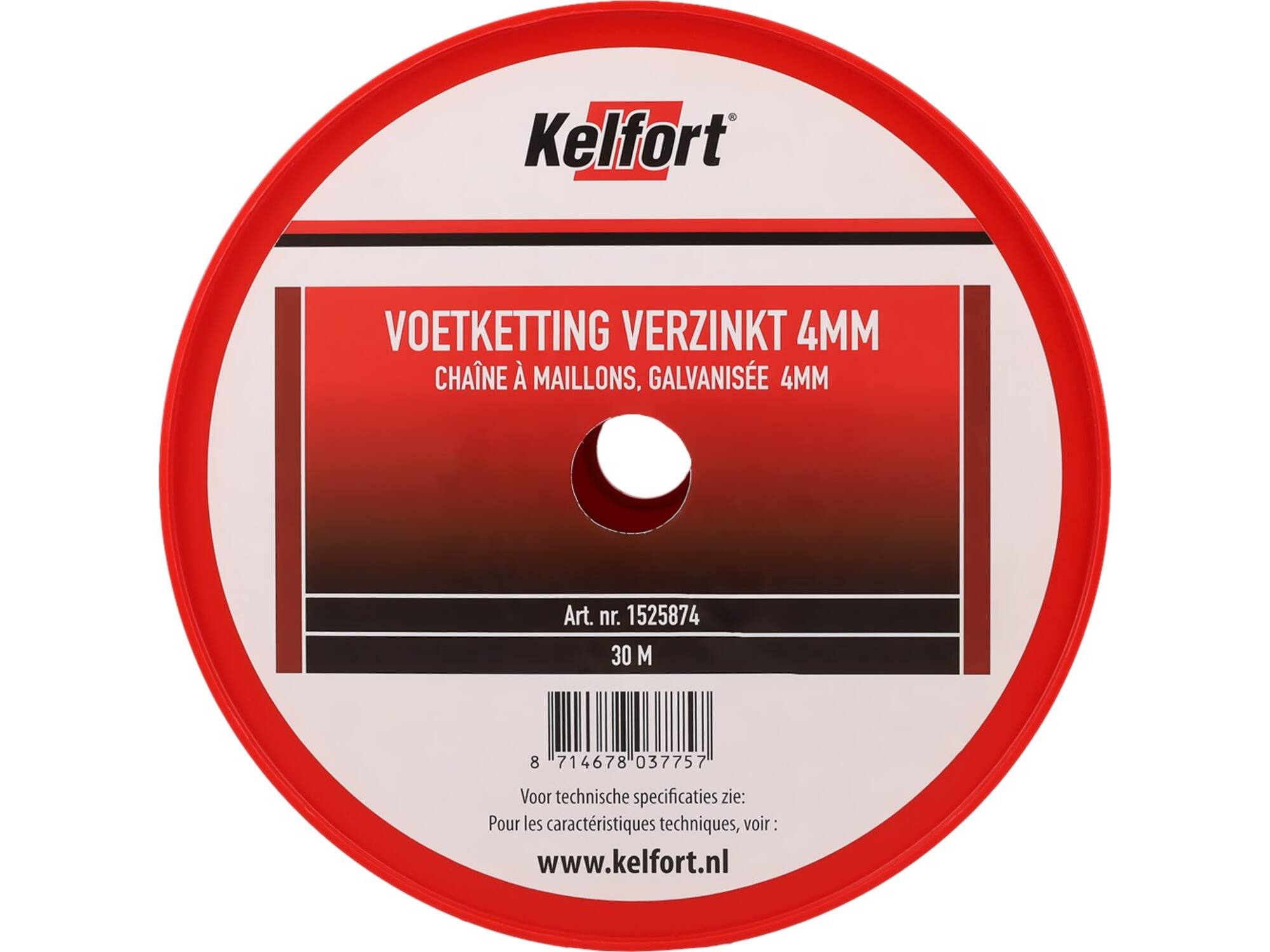 Kelfort Voetketting geg. 4 MM