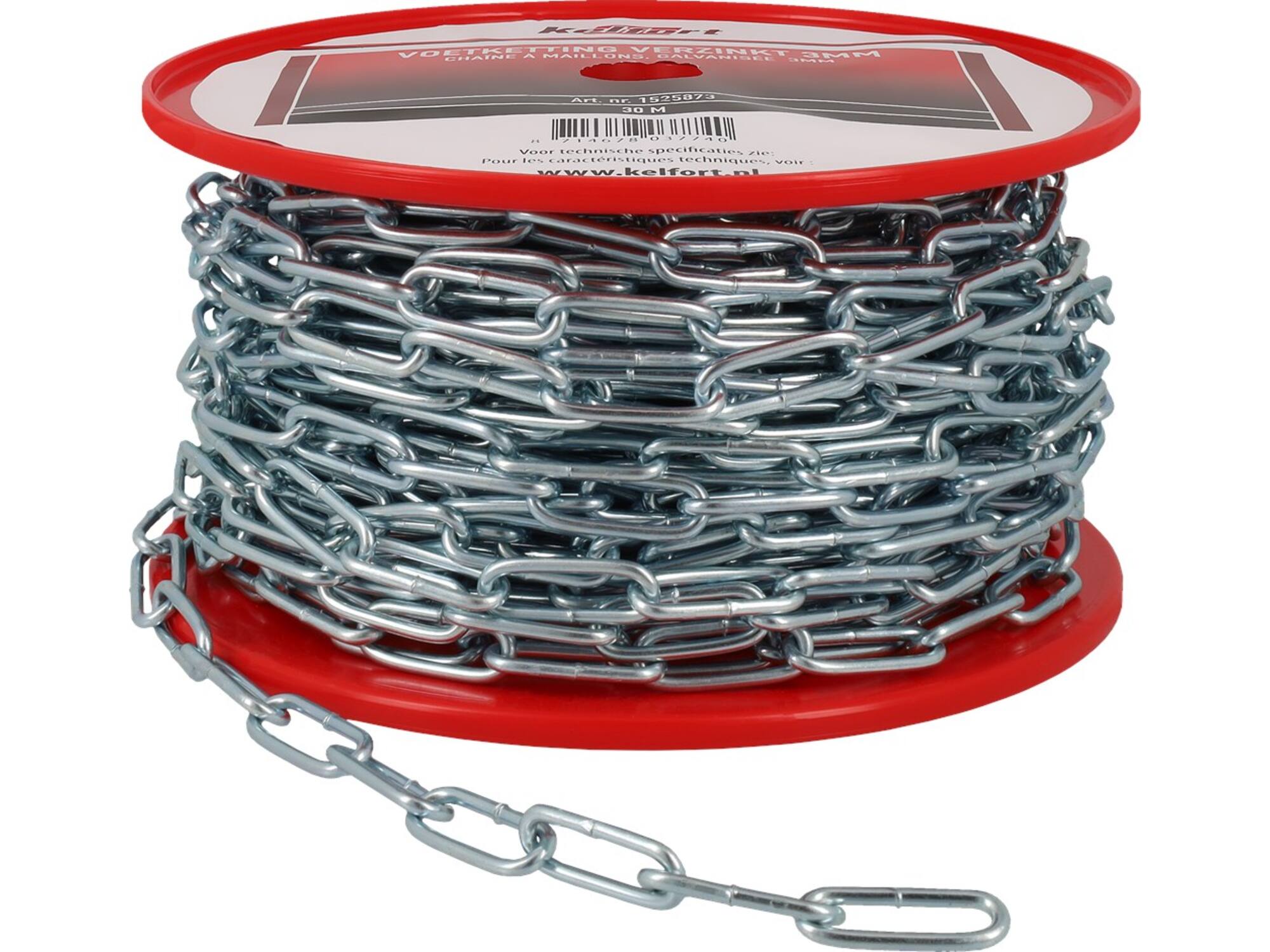 Kelfort Voetketting geg. 4 MM