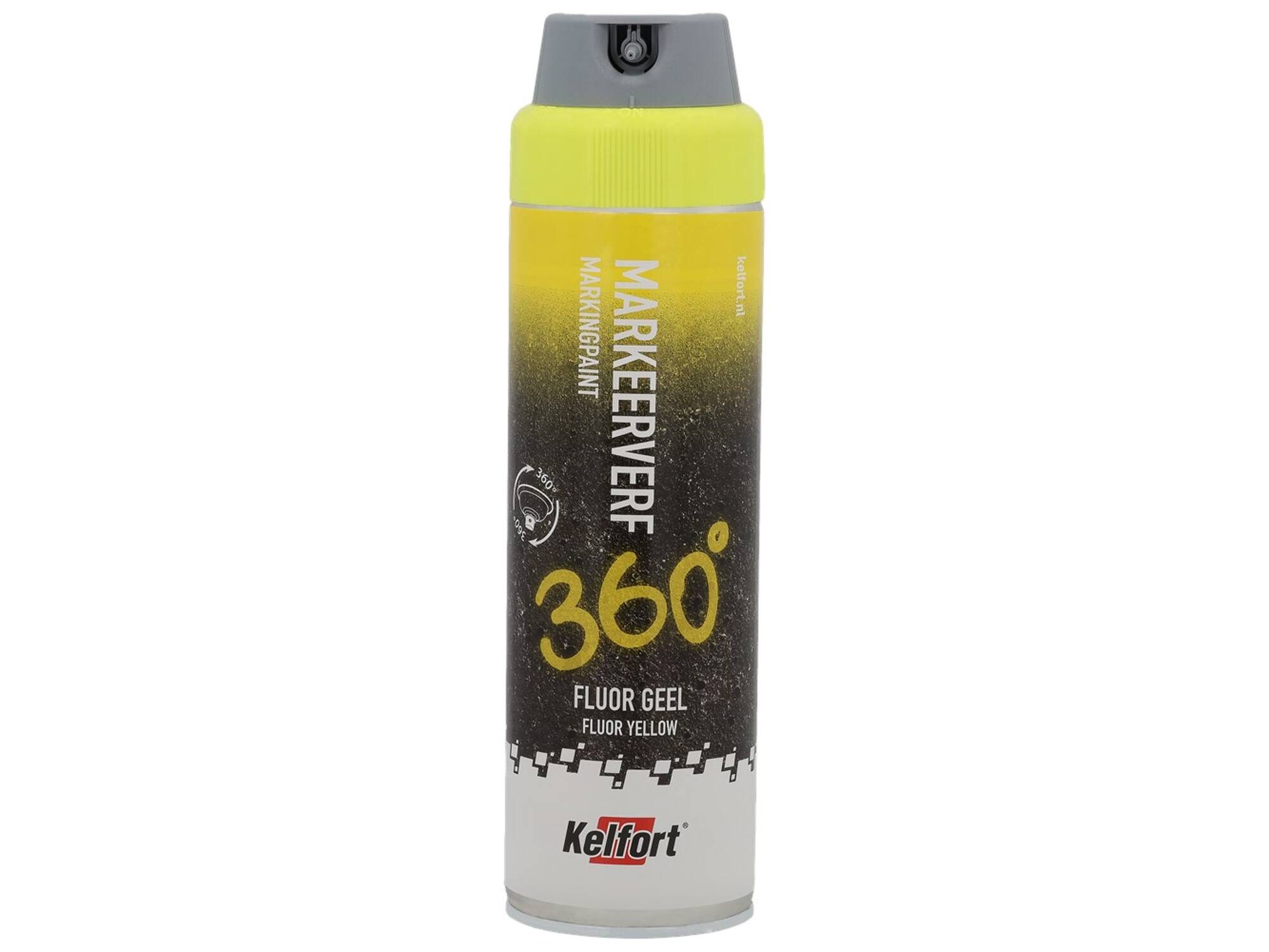 Kelfort Markeerspray fluorecerend geel 500 ML