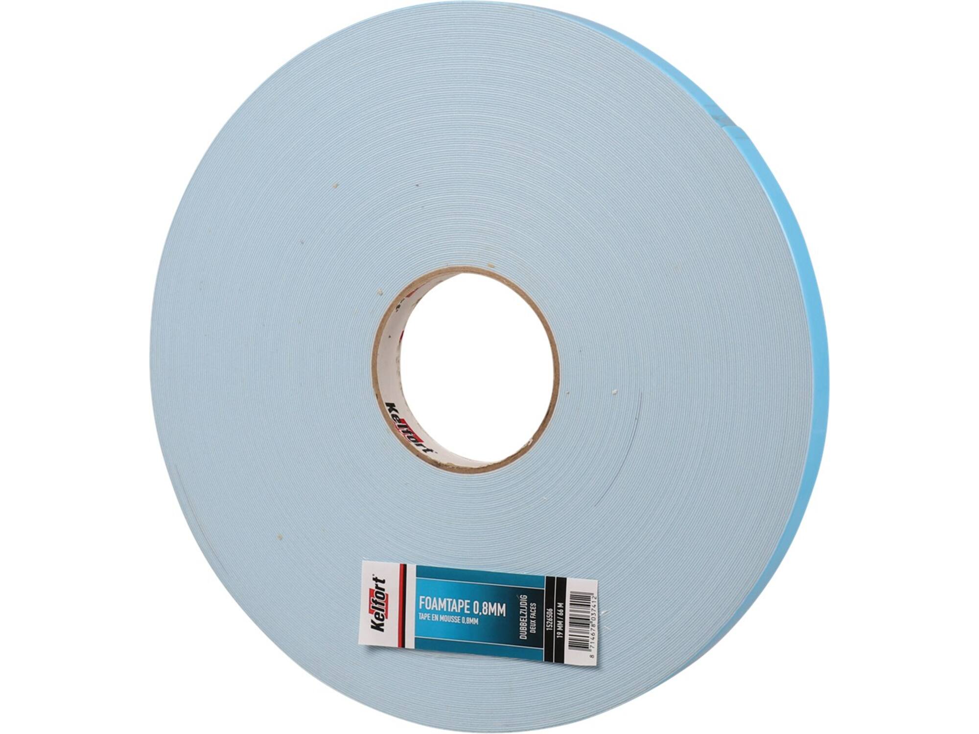 Kelfort Dubbelzijdige foamtape 1.5 meter 19 mmX33m