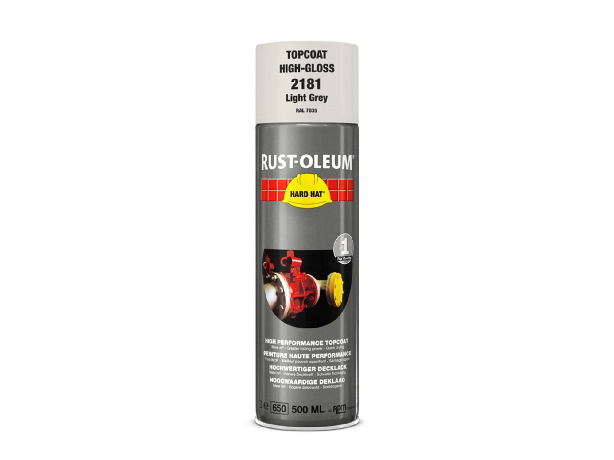 Rustoleum Spray lak lichtgrijs RAL 7035 500 ML