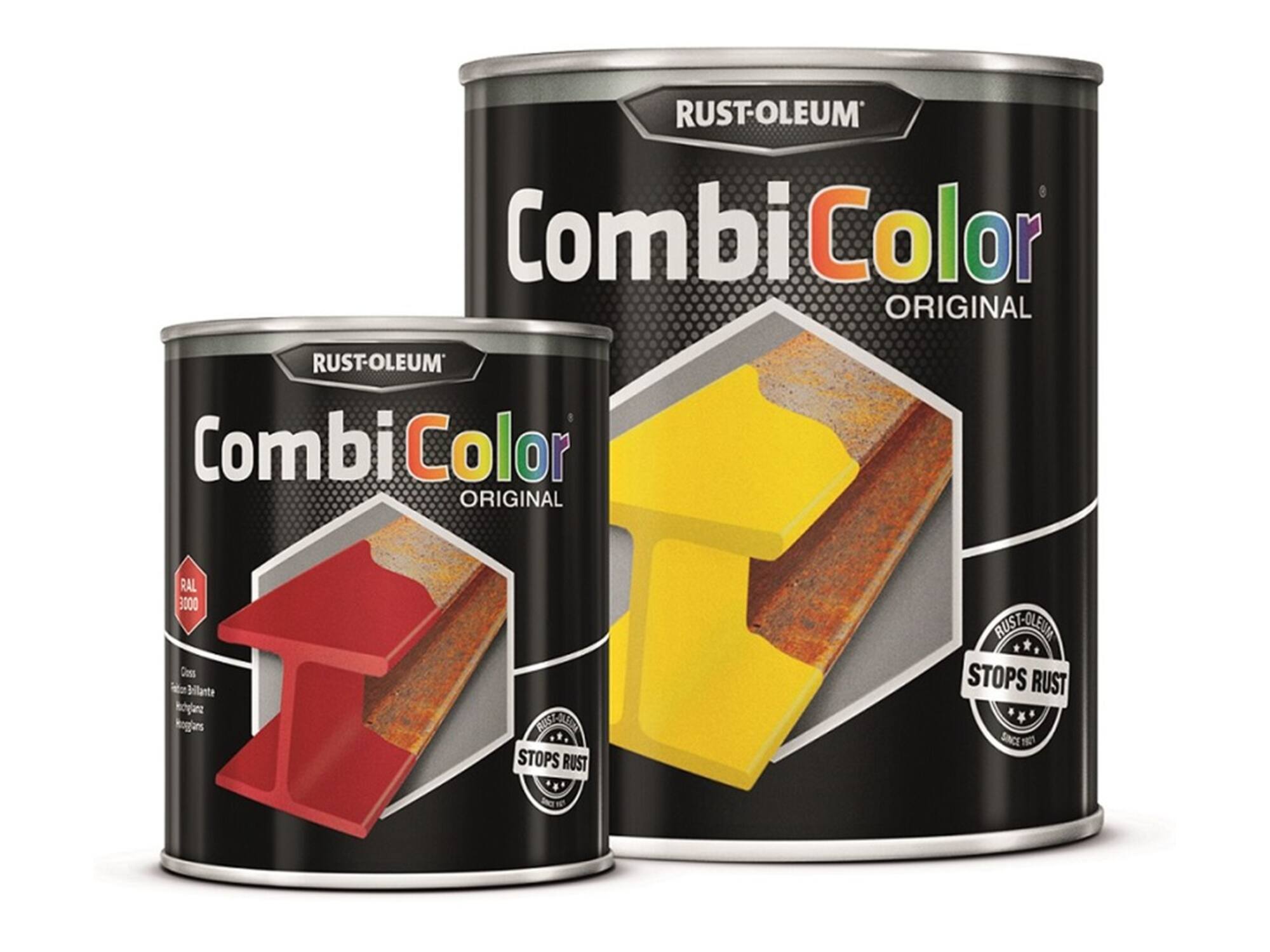 Rustoleum Combicolor staalgrijs RAL 7001 750 ML