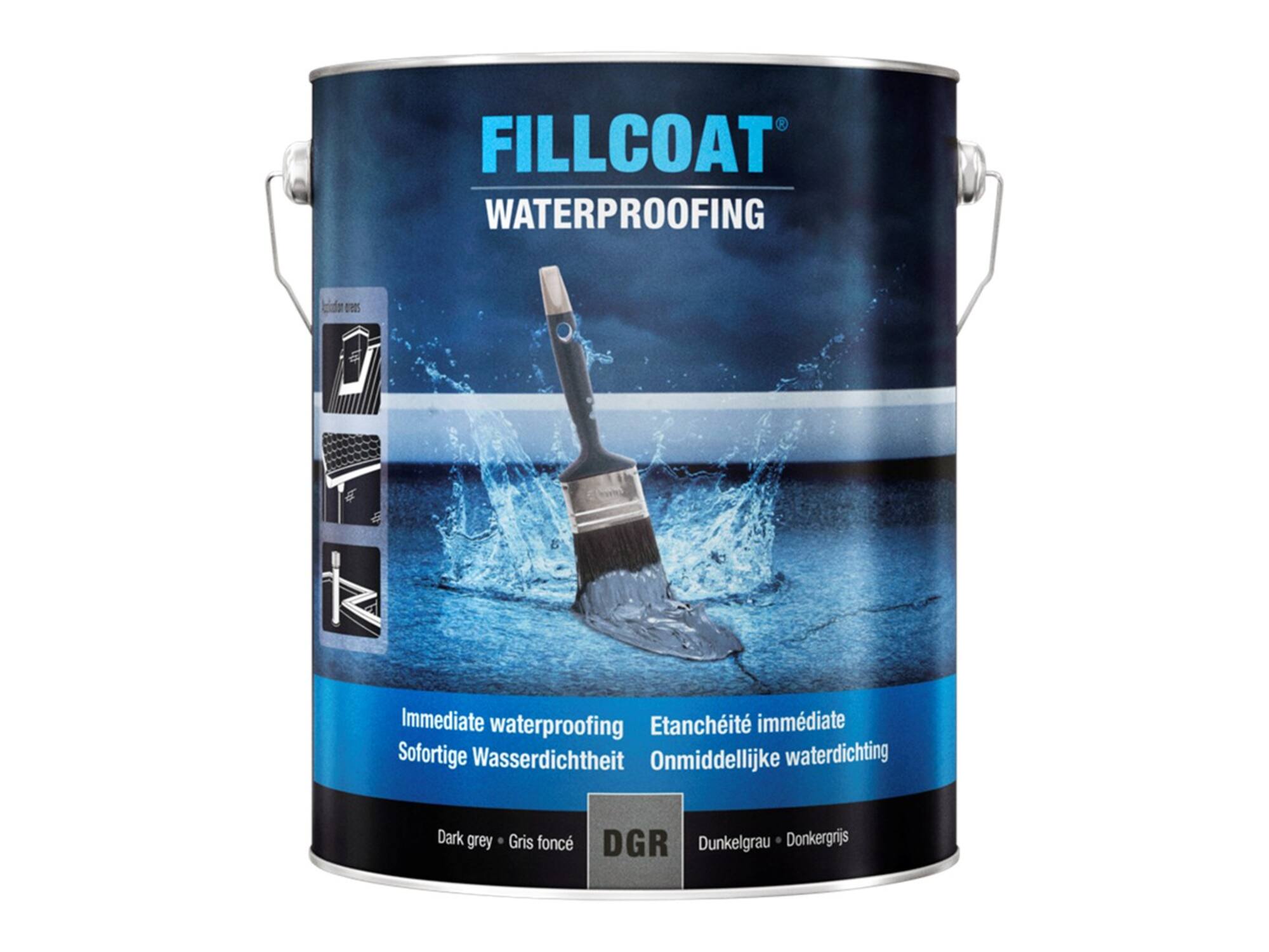Rustoleum Fillcoat zwart 1 L