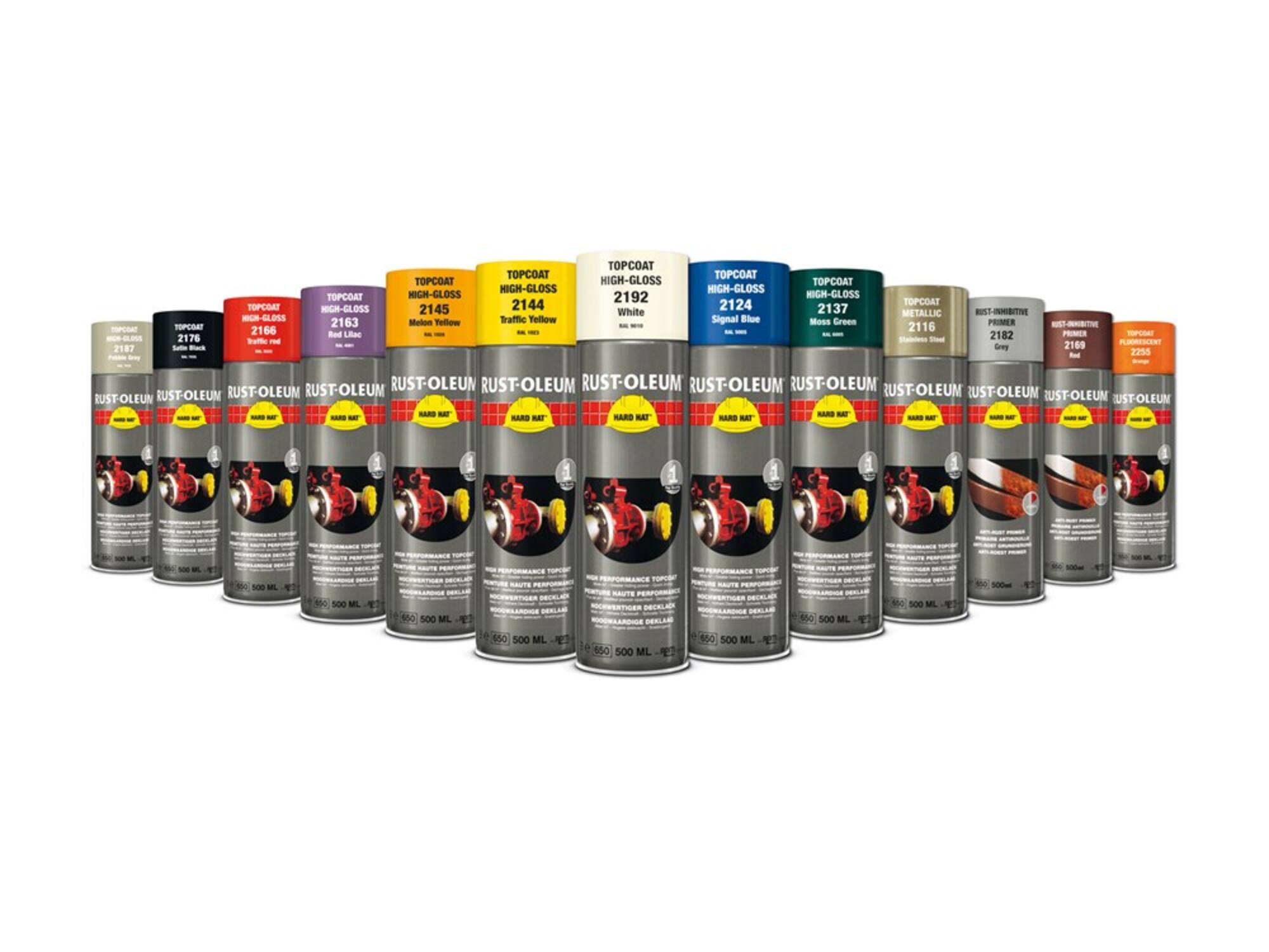 Rustoleum Spray lak cremewit RAL 9001 HARD HAT 500 ML