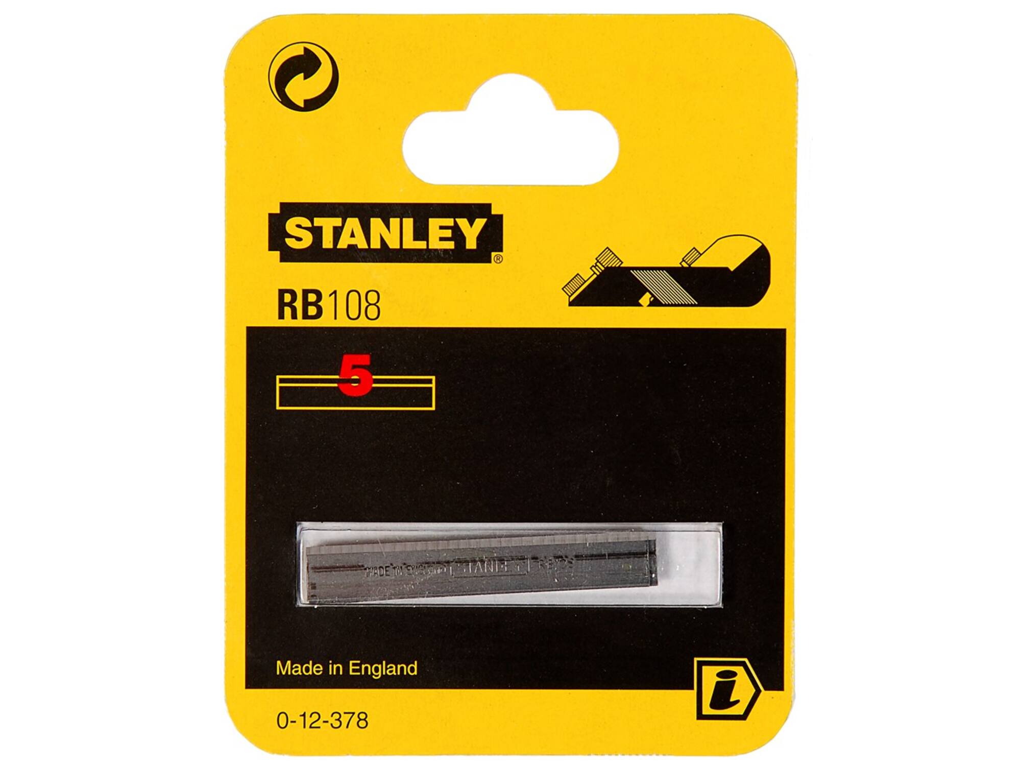 STANLEY schaafmesjes tbv combinatieschaaf RB108 50 MM