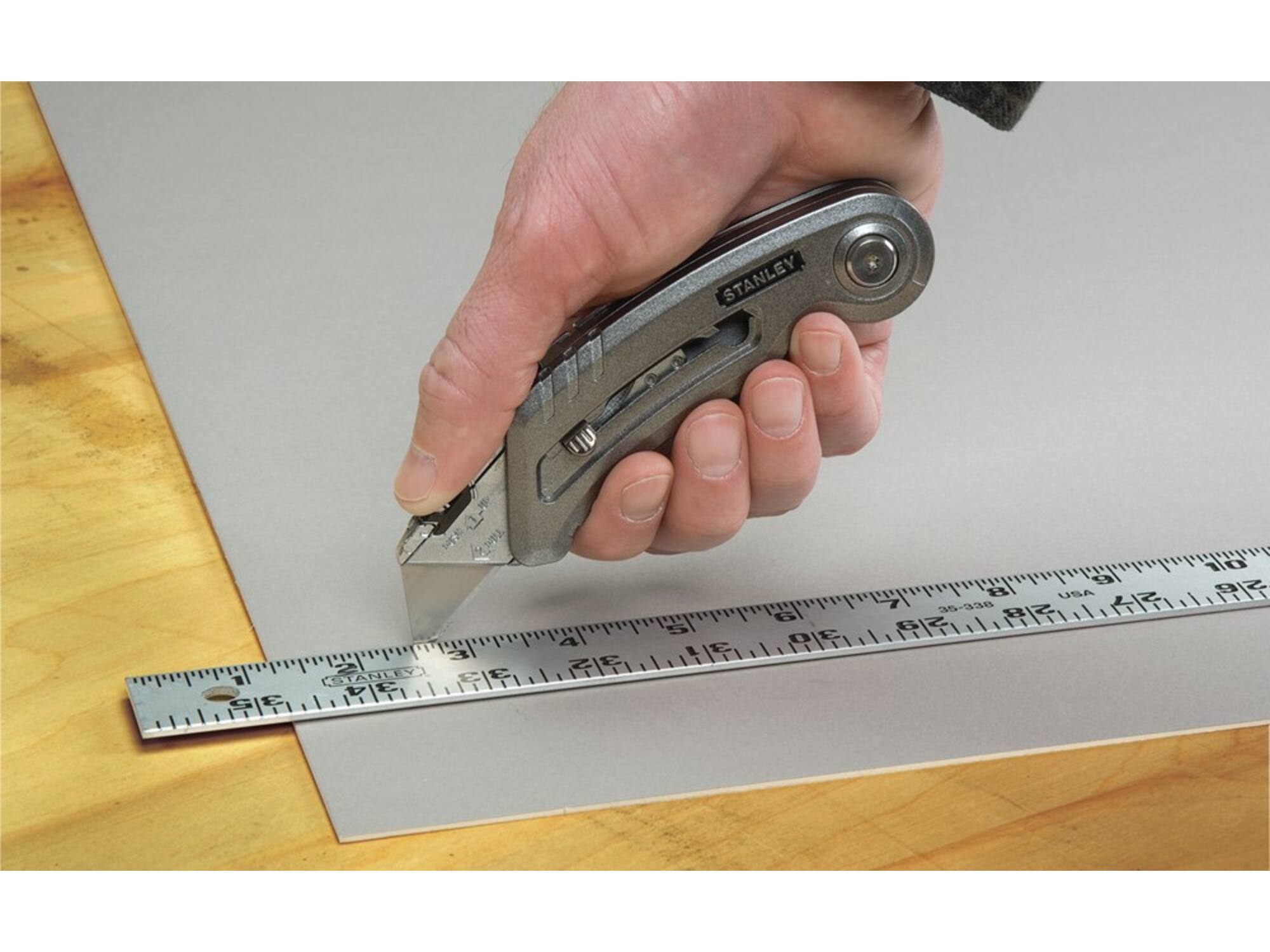 STANLEY Sportmes aluminium QUICKSLIDE 120 MM