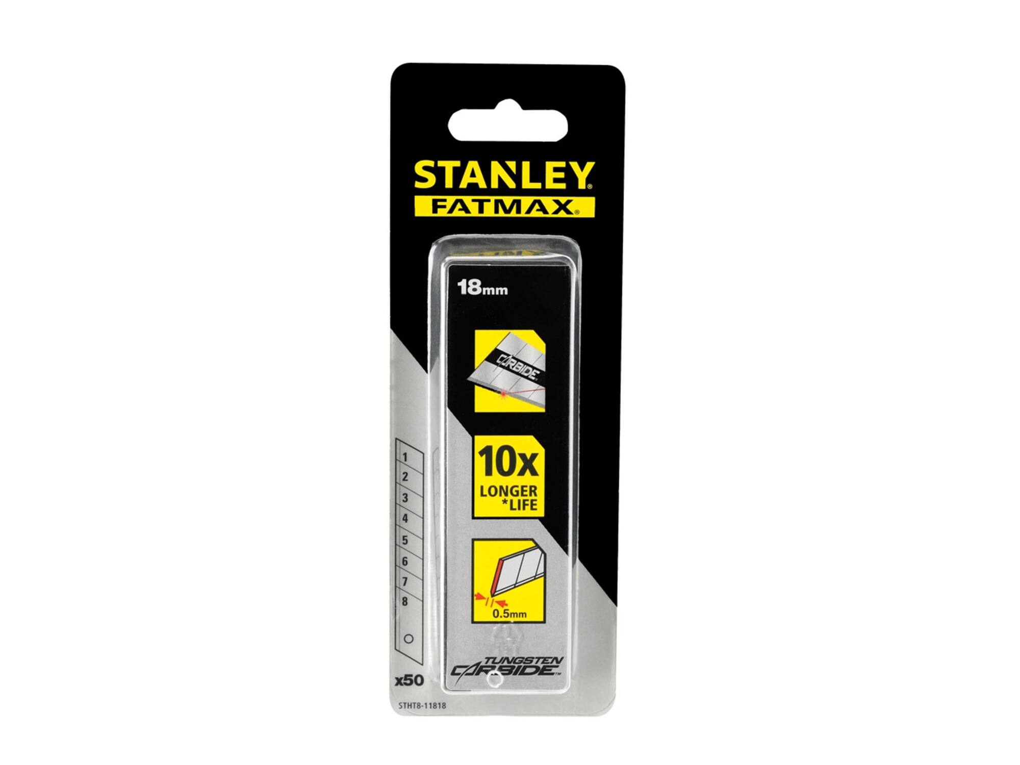 STANLEY Reserve afbreekmes Carbide 18 MM-50X