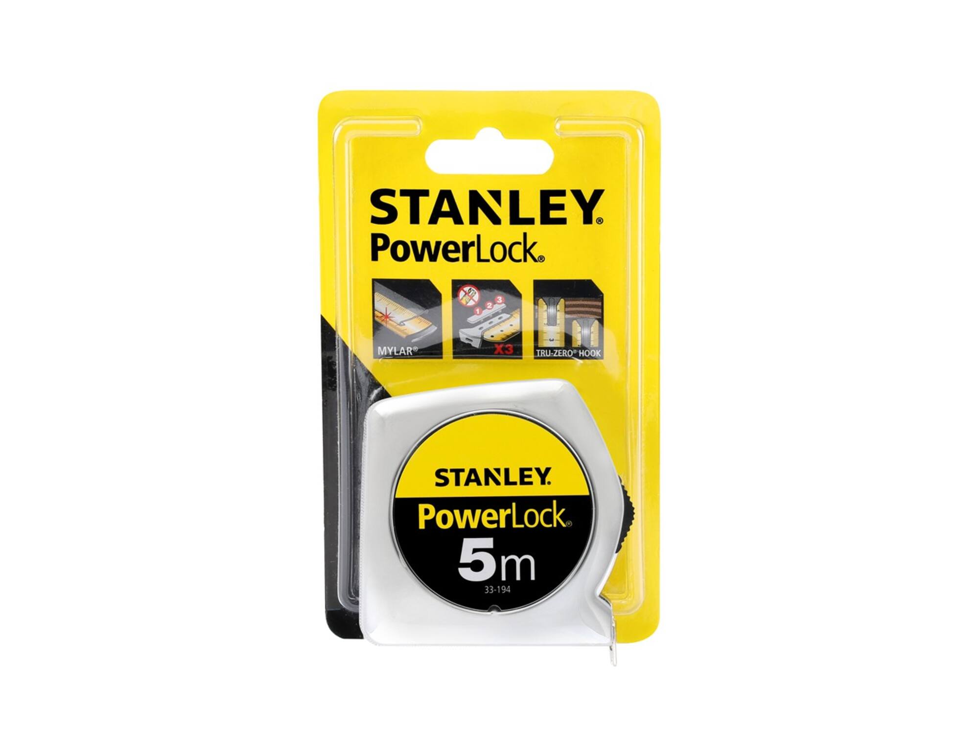 STANLEY Rolbandmaat POWERLOCK 5 METER-19