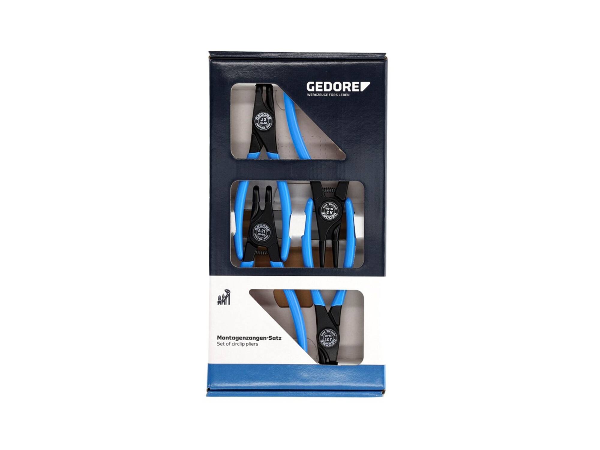 GEDORE Borgringtangenset S8000 4-DELIG