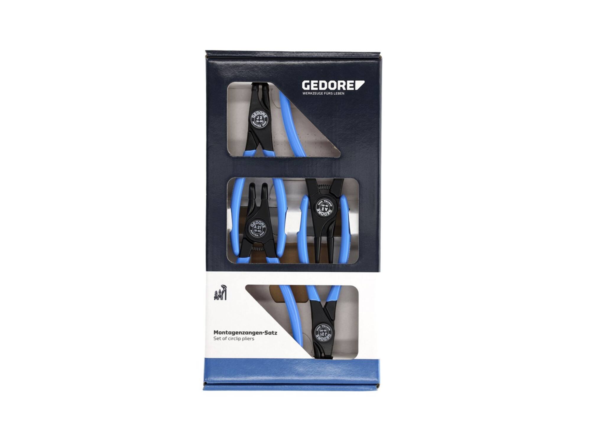 GEDORE Borgringtangenset S8000 4-DELIG