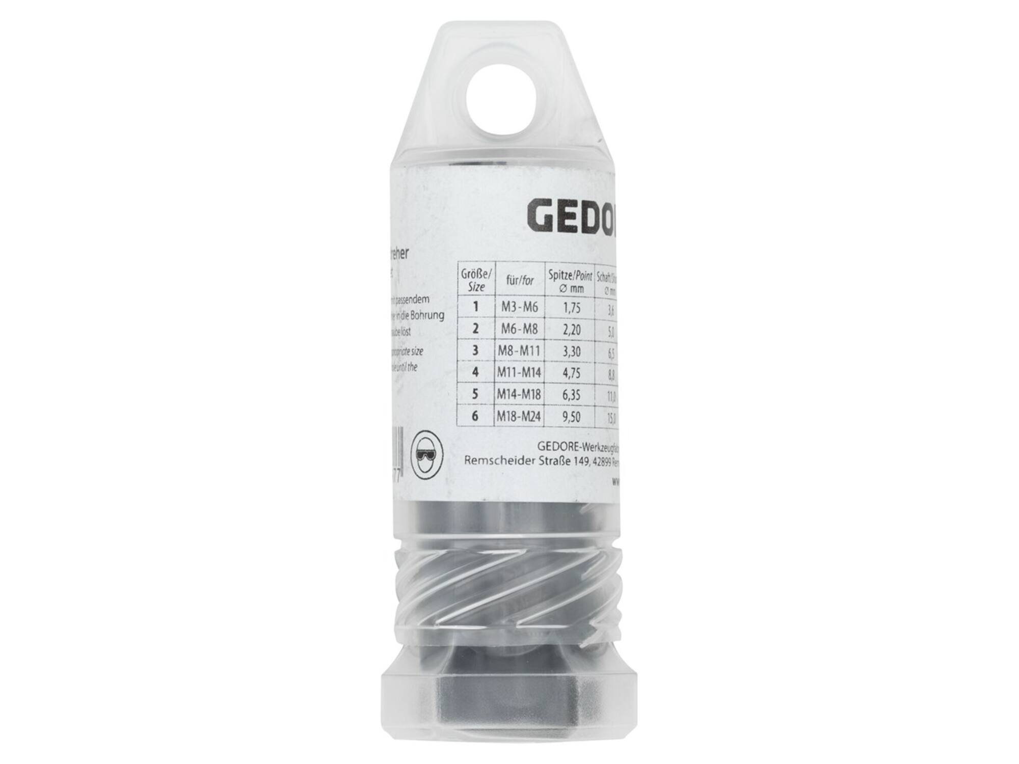 GEDORE Tapeinduithaler set 8551-66 SET