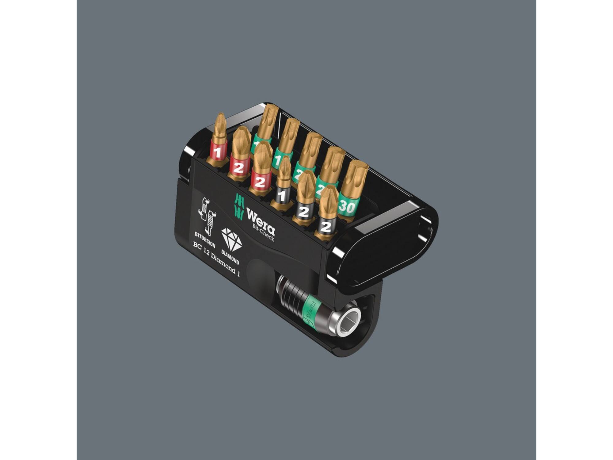 WERA Bitset diamant BC 12 DIAMOND 1 12-DELIG