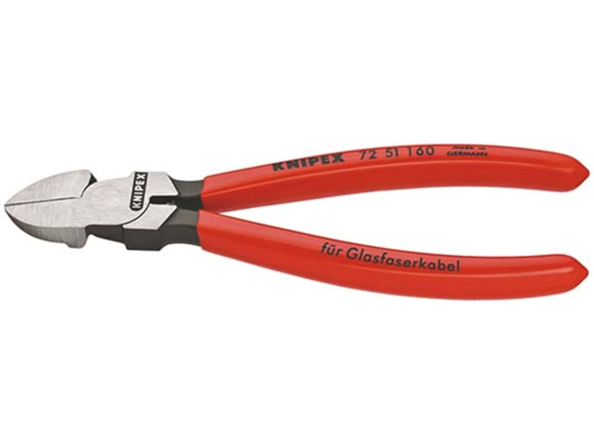 KNIPEX Zijsnijtang voor glasvezel 72 51 160 160 MM