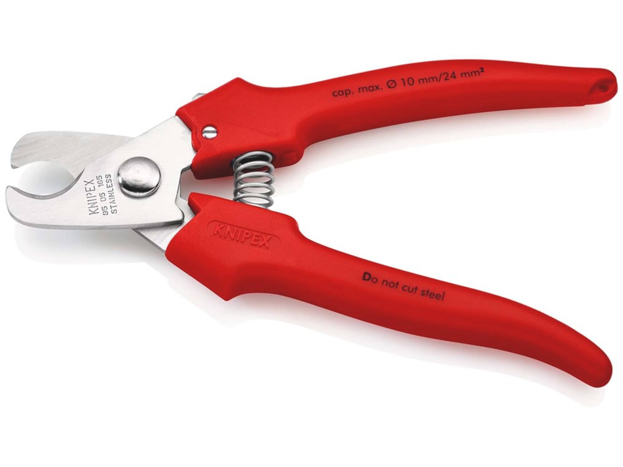 KNIPEX Kabelschaar max. 24 mm2 kabel 95 05 165 165 MM