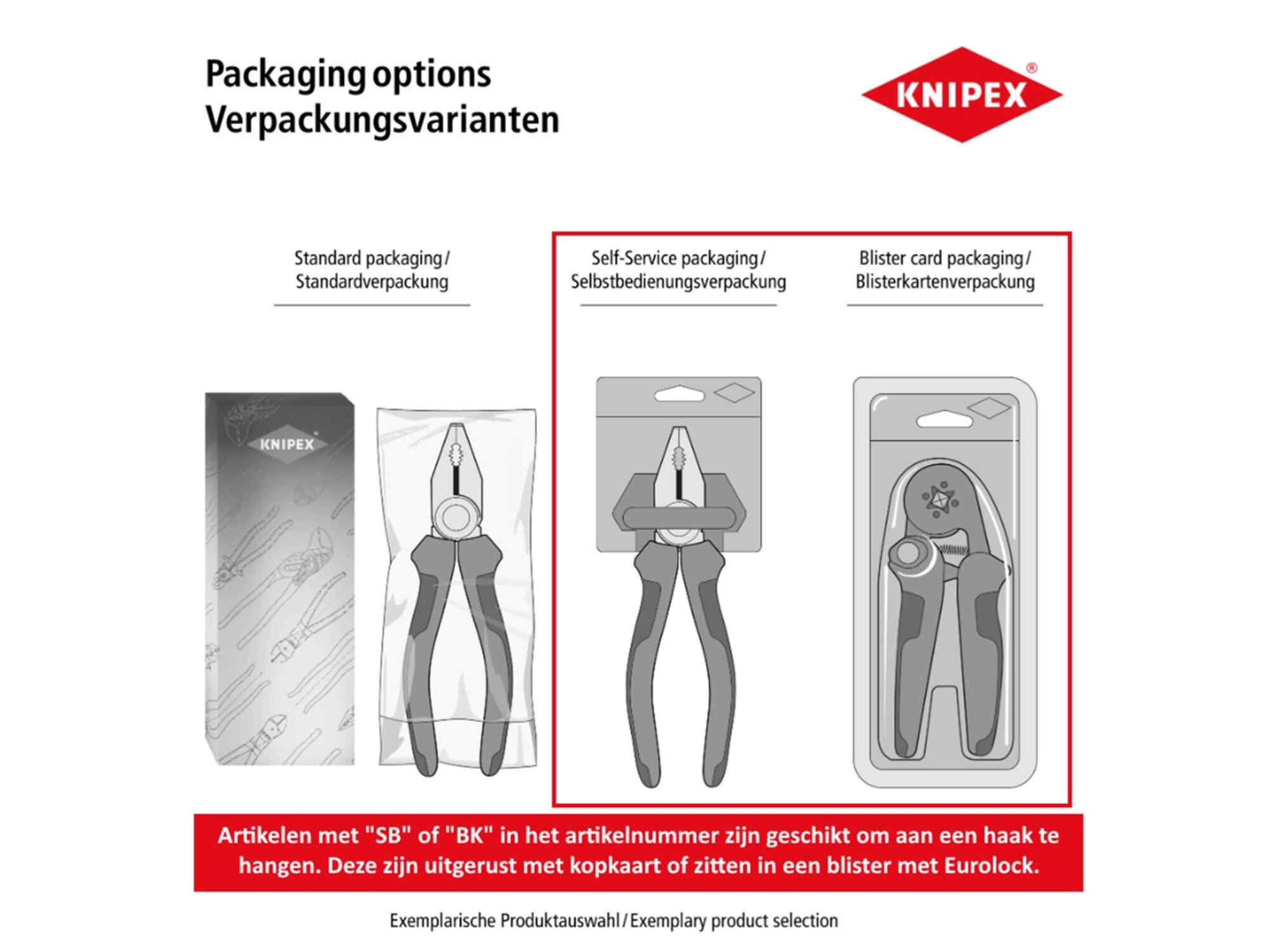 KNIPEX Adereindhulstang zeskant 97 53 14 6MM