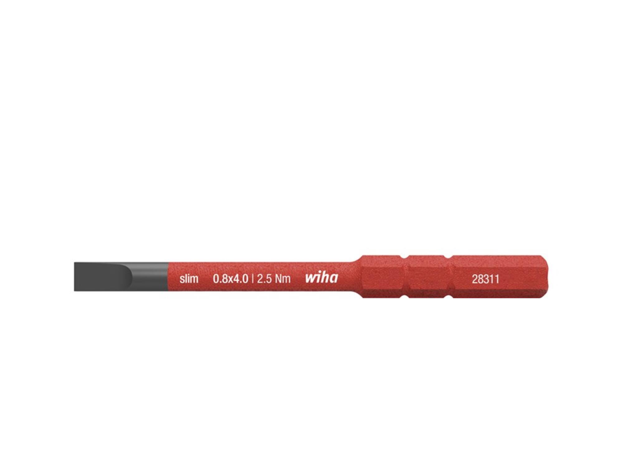 WIHA Wisselkling sleuf slimbit VDE 2831-10 4,0X75