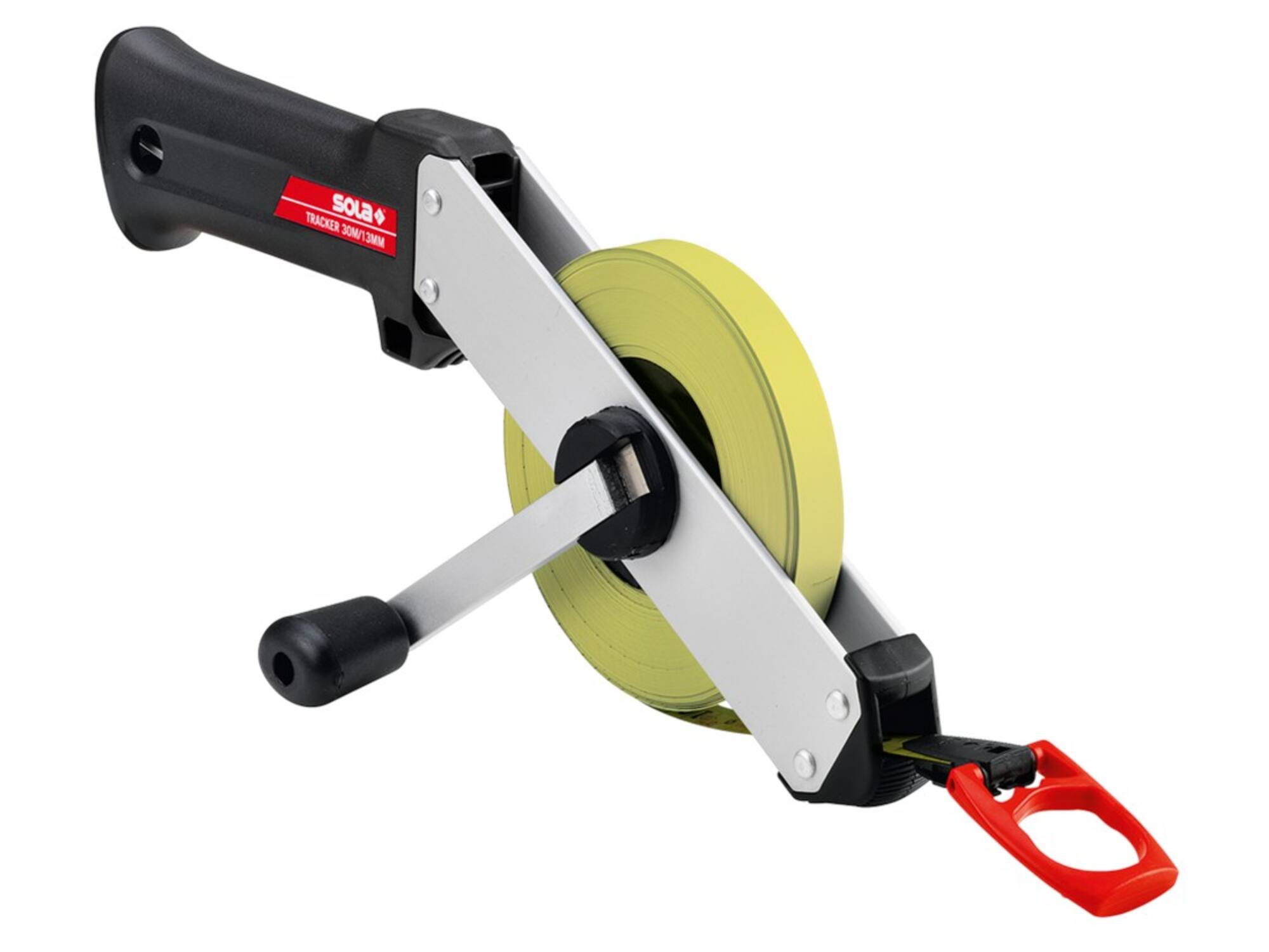 SOLA Landmetermaat staal wit tufcote TRACKER TC 30 M/B 30 METER