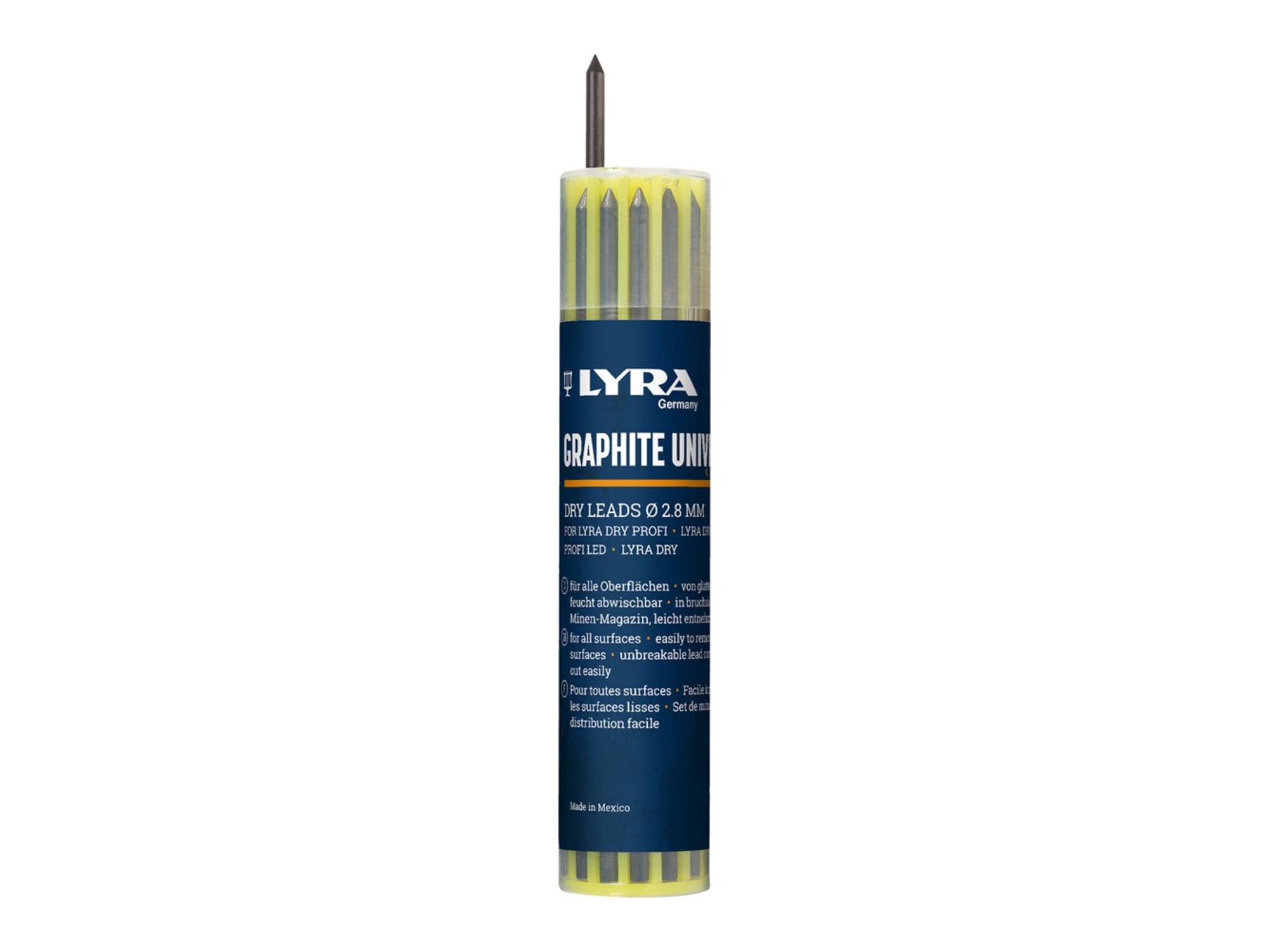 LYRA Navulling tbv markeerpotlood LYRA DRY GRAPHIT 12 STUKS