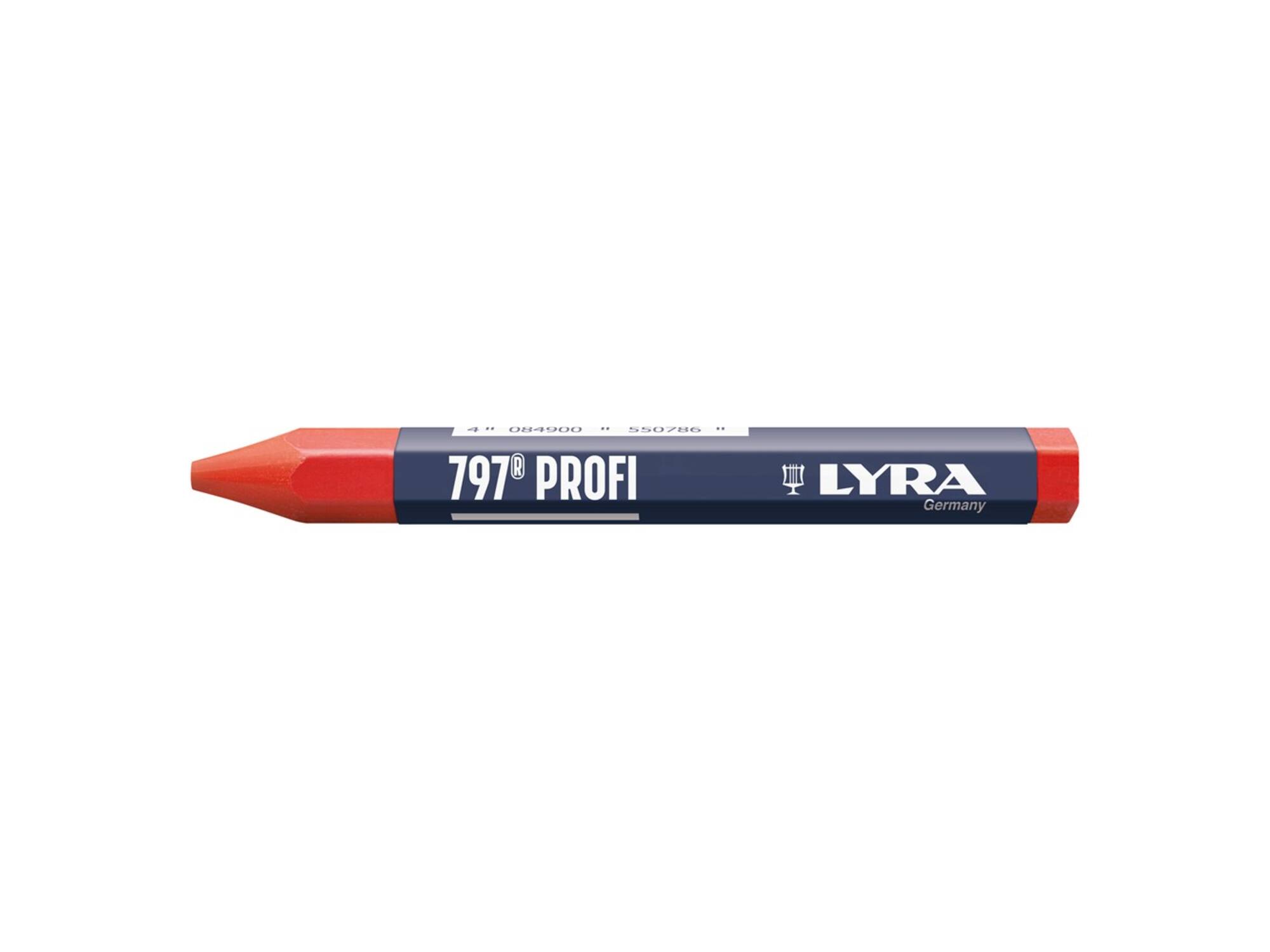 LYRA Markeerkrijt geel/rood/blauw 797 3 STUKS