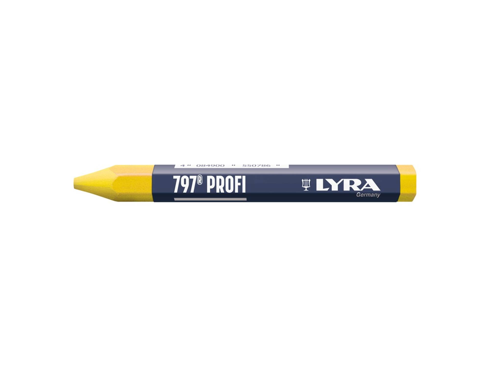 LYRA Markeerkrijt geel/rood/blauw 797 3 STUKS