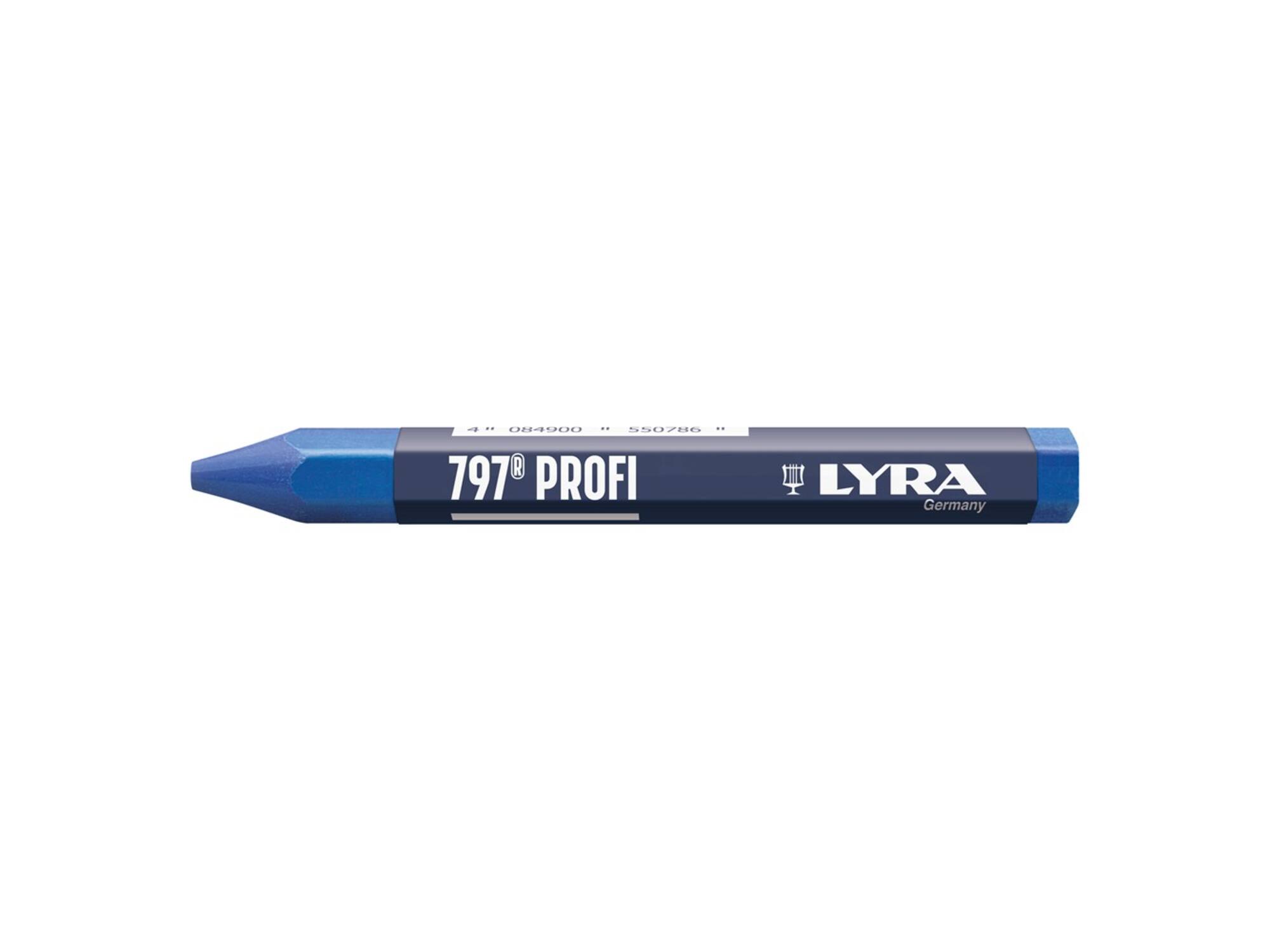 LYRA Markeerkrijt geel/rood/blauw 797 3 STUKS